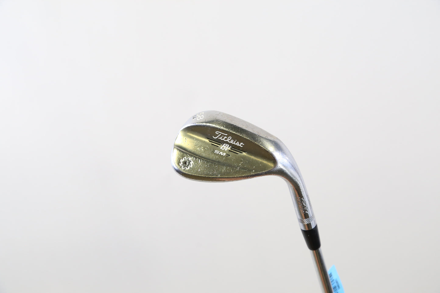 Used Titleist Vokey SM7 Brushed Steel F Grind Lob Wedge - Right-Handed - 58 Degrees - Stiff Flex