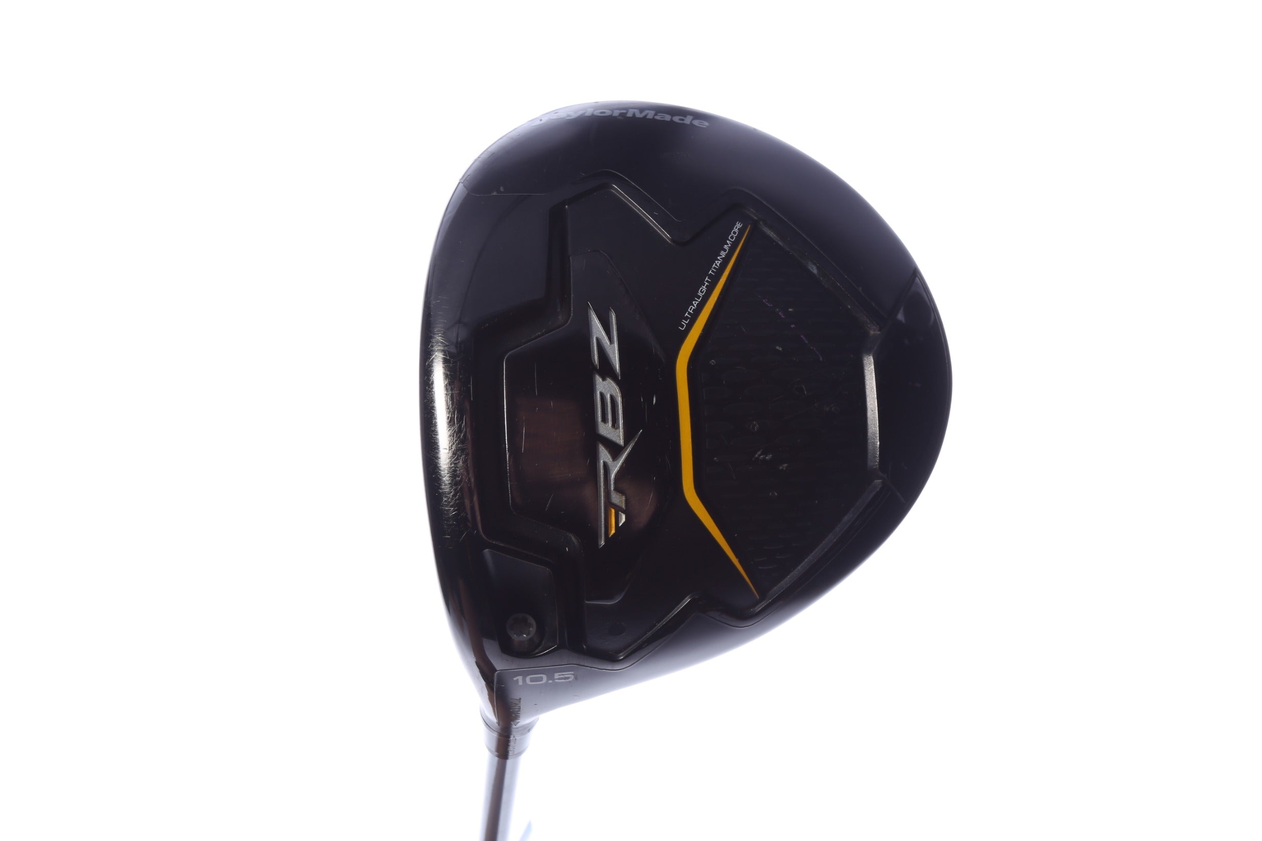 Used TaylorMade RBZ Black Driver - 10.5 Degrees - Regular Flex Matrix White Tie - Left-Handed-Next Round