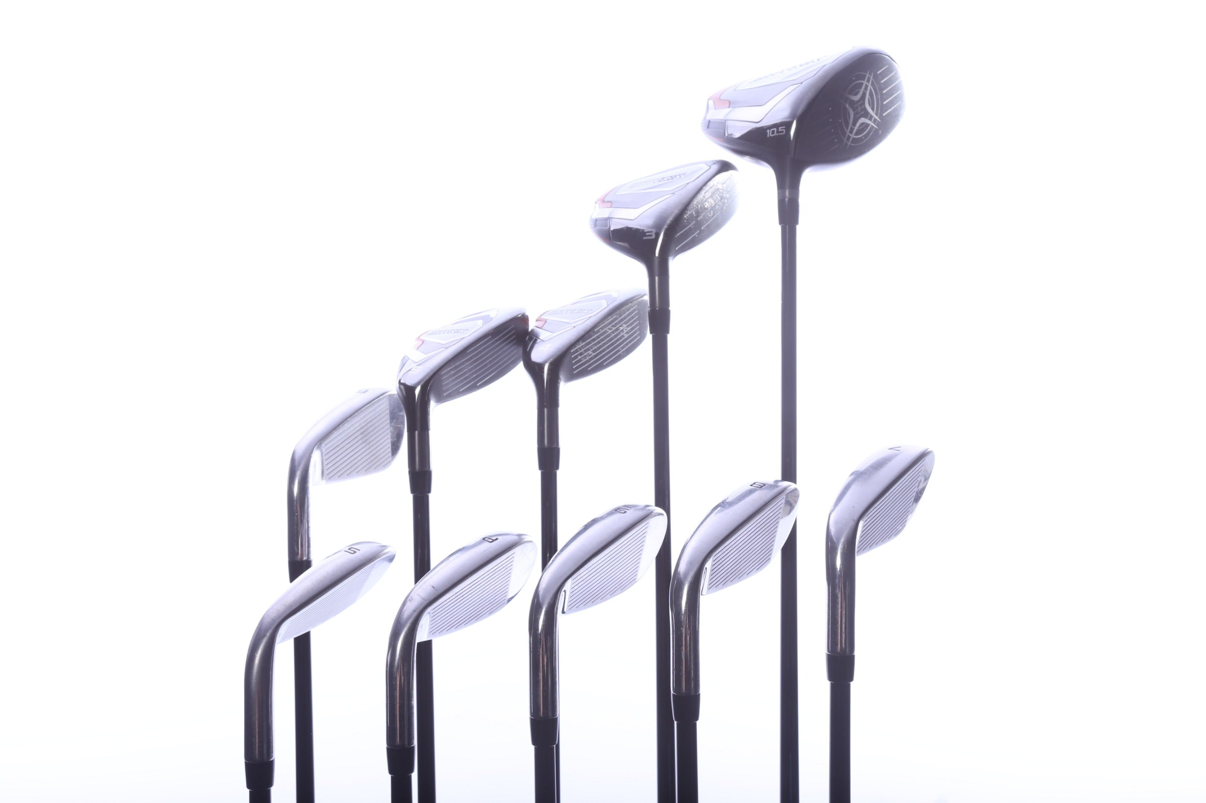 Used Callaway Mavrik 17-Piece Club Set Complete Set - Right-Handed - Driver, 3W, 4H, 5H, 6-PW, SW - Regular Flex