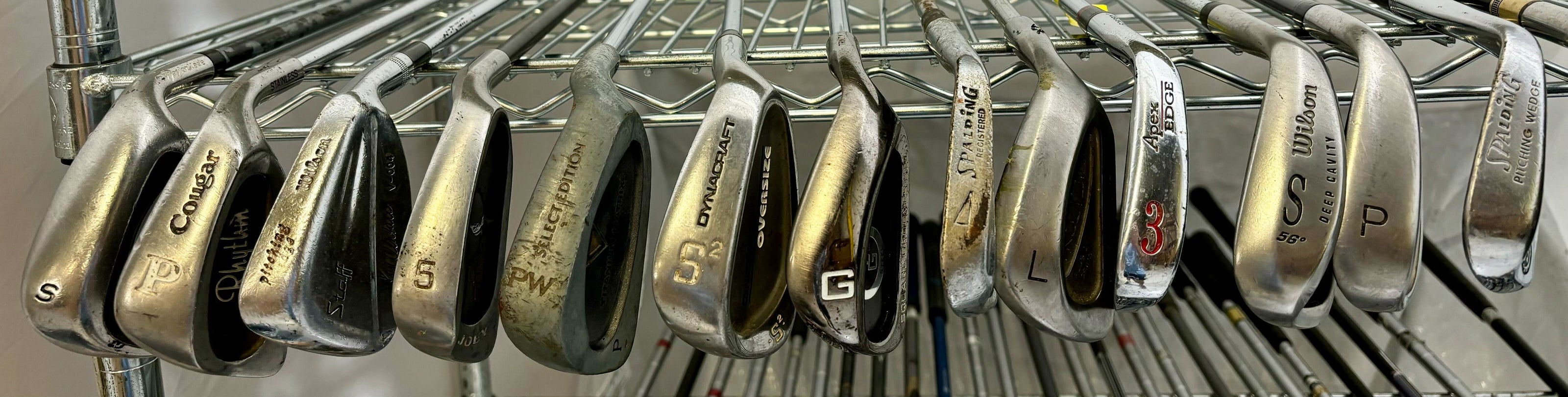Wholesale Lot of 50 Golf Clubs - Assorted Irons and Wedges-Next Round