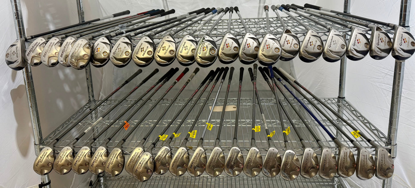 Wholesale Lot of 40 Golf Clubs - TaylorMade Rescue Dual & Rescue Hybrids-Next Round