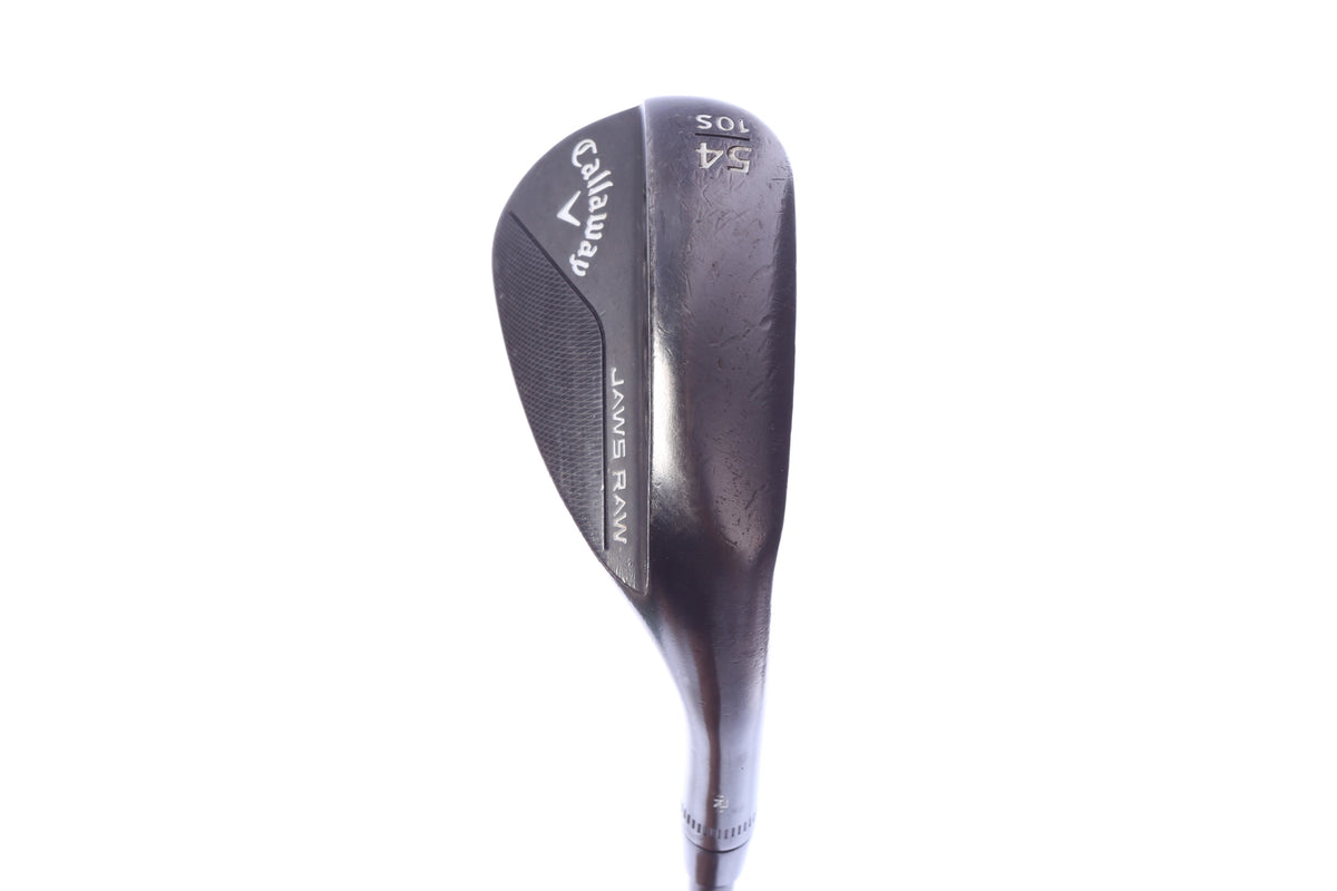 Used Callaway JAWS Raw Black Plasma Sand Wedge - Right-Handed - 54 Degrees - Stiff Flex