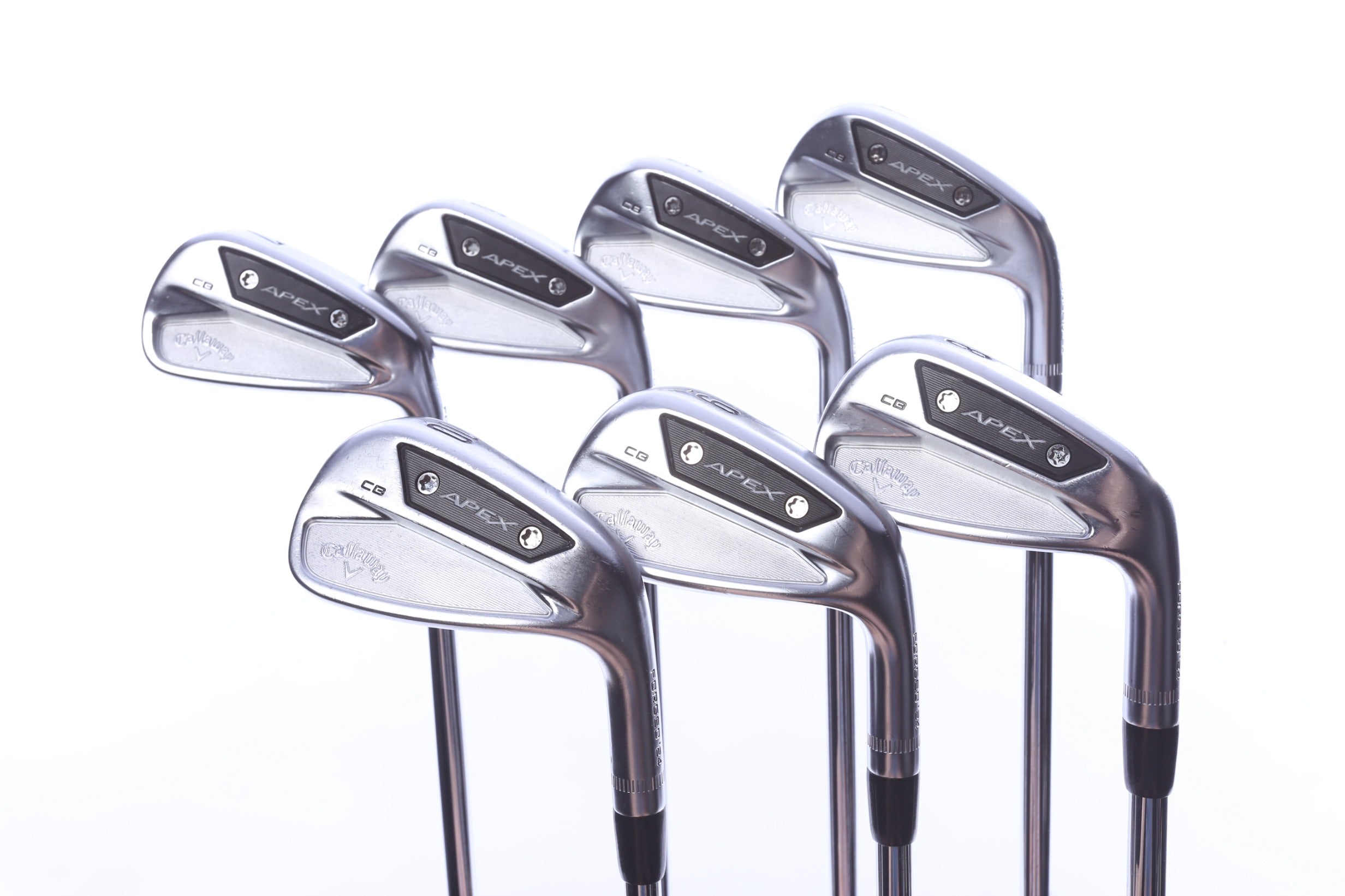 Used Callaway Apex CB 24 Iron Set - Right-Handed - 4-10(PW) - Stiff Flex-Next Round