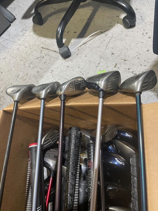 Wholesale Lot of 55 Callaway Hawkeye, Warbird, Steelhead, etc. FW Woods