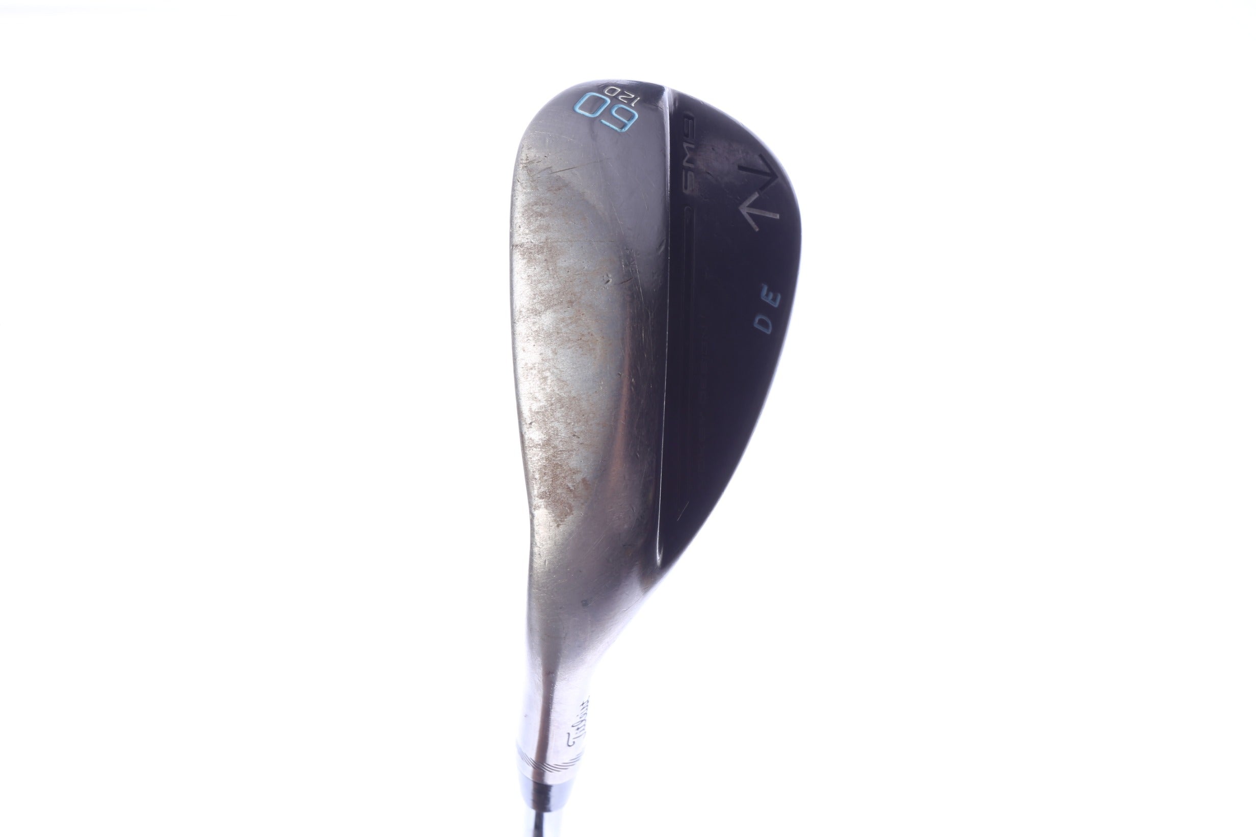 Used Titleist Vokey SM9 Brushed Steel Lob Wedge - Left-Handed - 60 Degrees - Regular Plus Flex