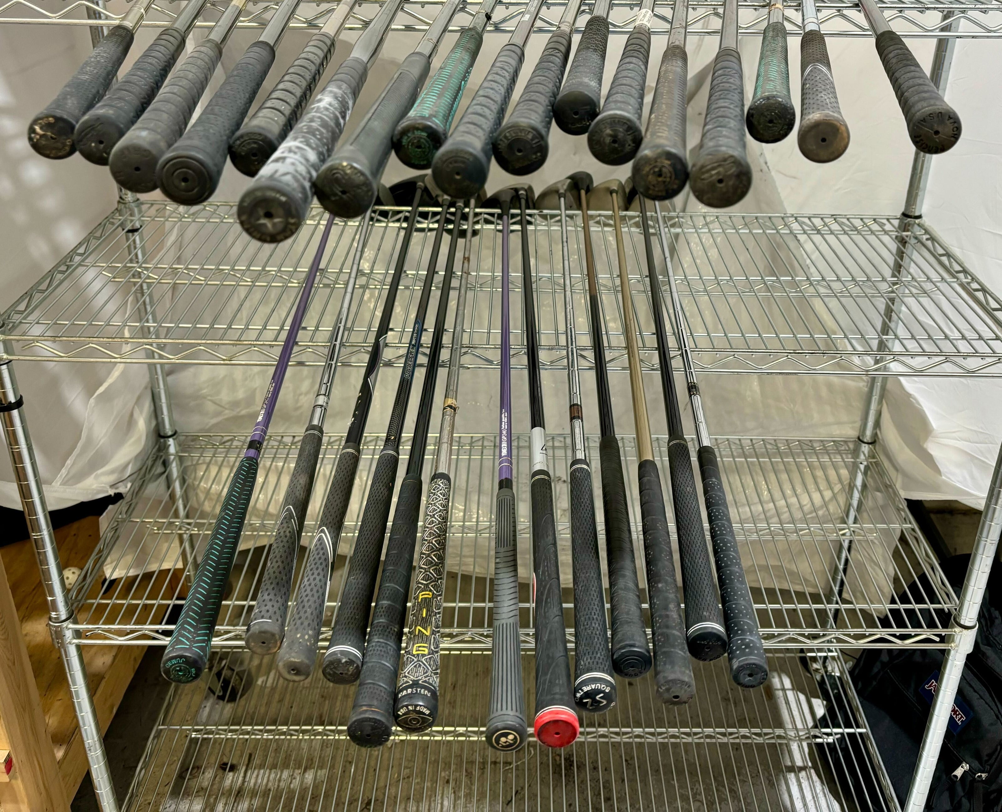 Wholesale Lot of 30 Golf Clubs - Assorted Hybrids, Woods, and Drivers-Next Round