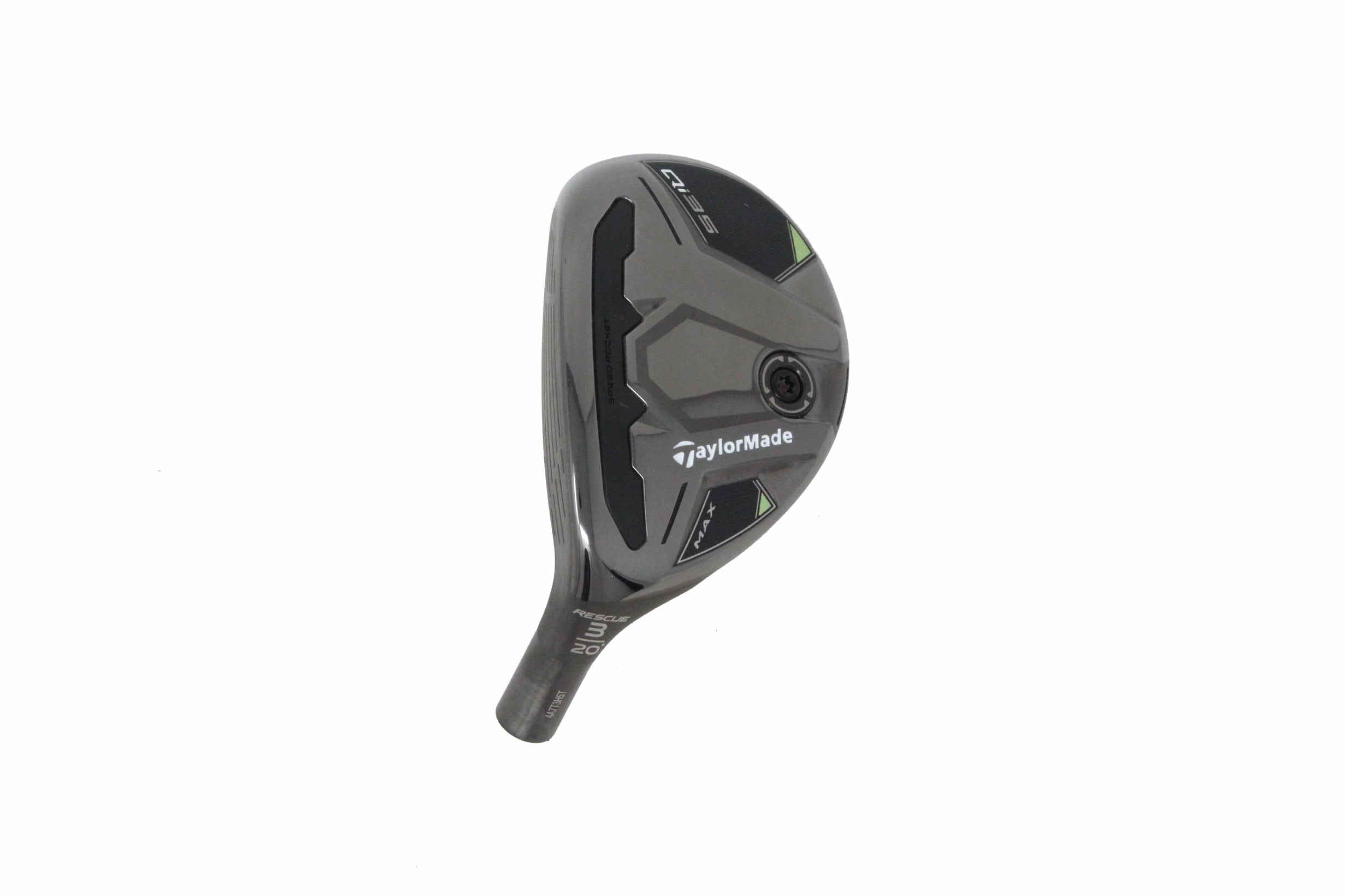 Used TaylorMade Qi35 MAX Rescue 3H - HEAD ONLY - Left-Handed - 20 Degrees
