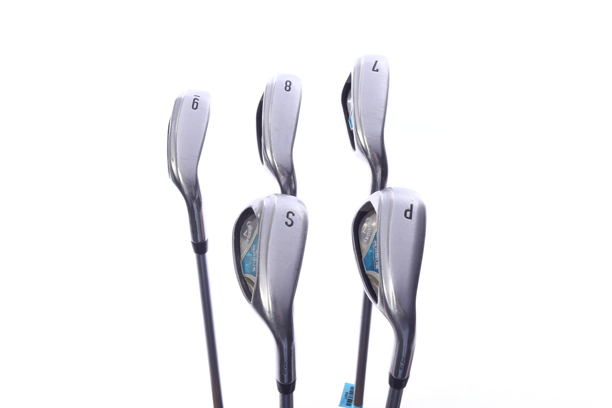 Used Callaway Rogue Iron Set - Right-Handed - 7-PW, SW - Ladies Flex-Next Round