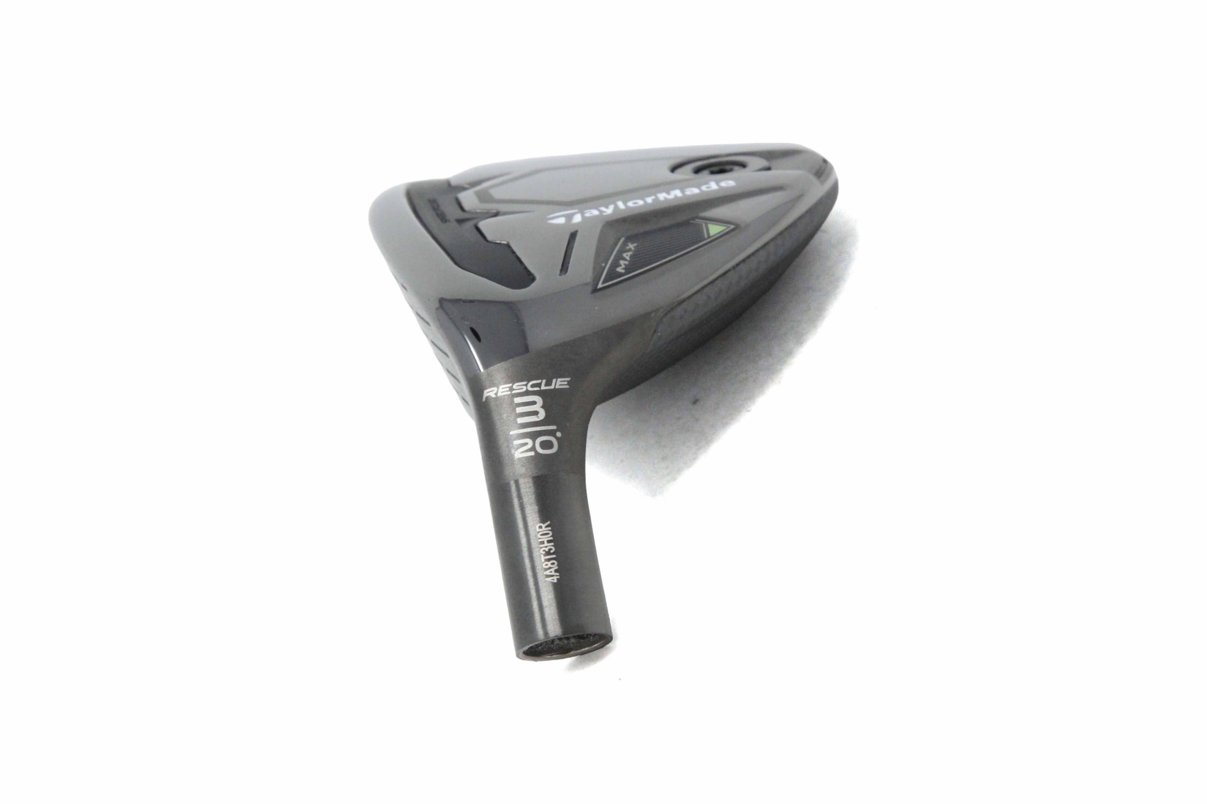 Used TaylorMade Qi35 MAX Rescue 3H - HEAD ONLY - Left-Handed - 20 Degrees