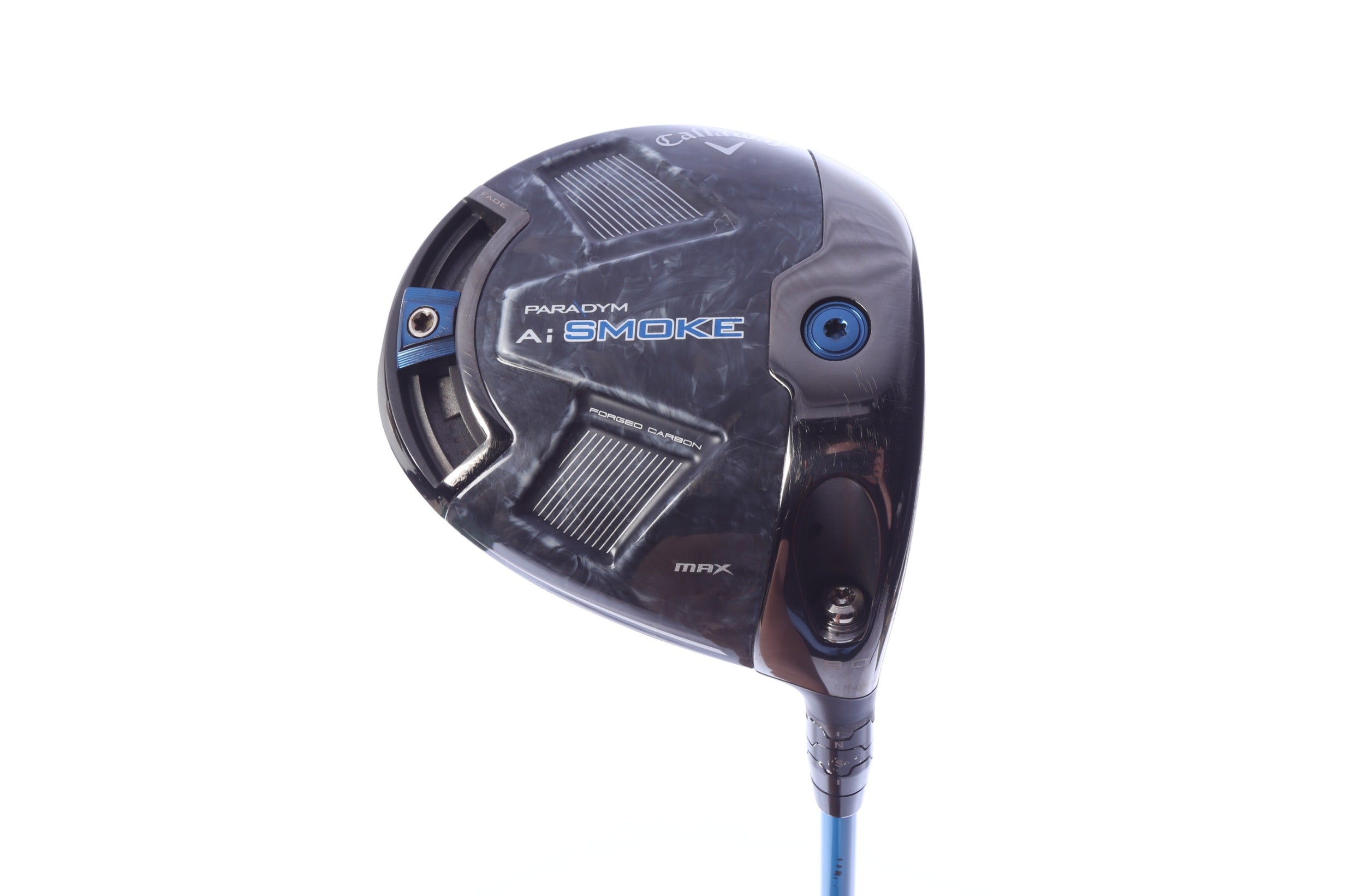 Used Callaway Paradym Ai Smoke MAX Driver - 9 Degrees - Stiff Flex VA Composites Slay - Right-Handed