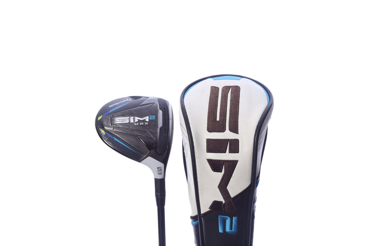 Used TaylorMade SIM2 MAX 5-Wood - Right-Handed - 18 Degrees - Stiff Flex