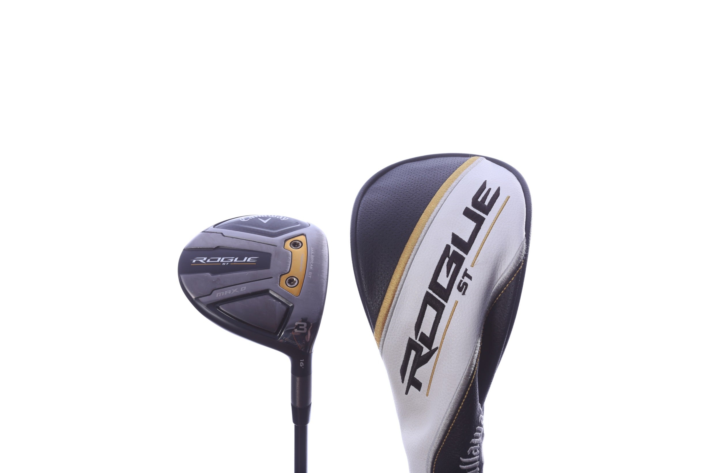 Used Callaway Rogue ST Max Draw 3-Wood - Right-Handed - 16 Degrees - Regular Flex