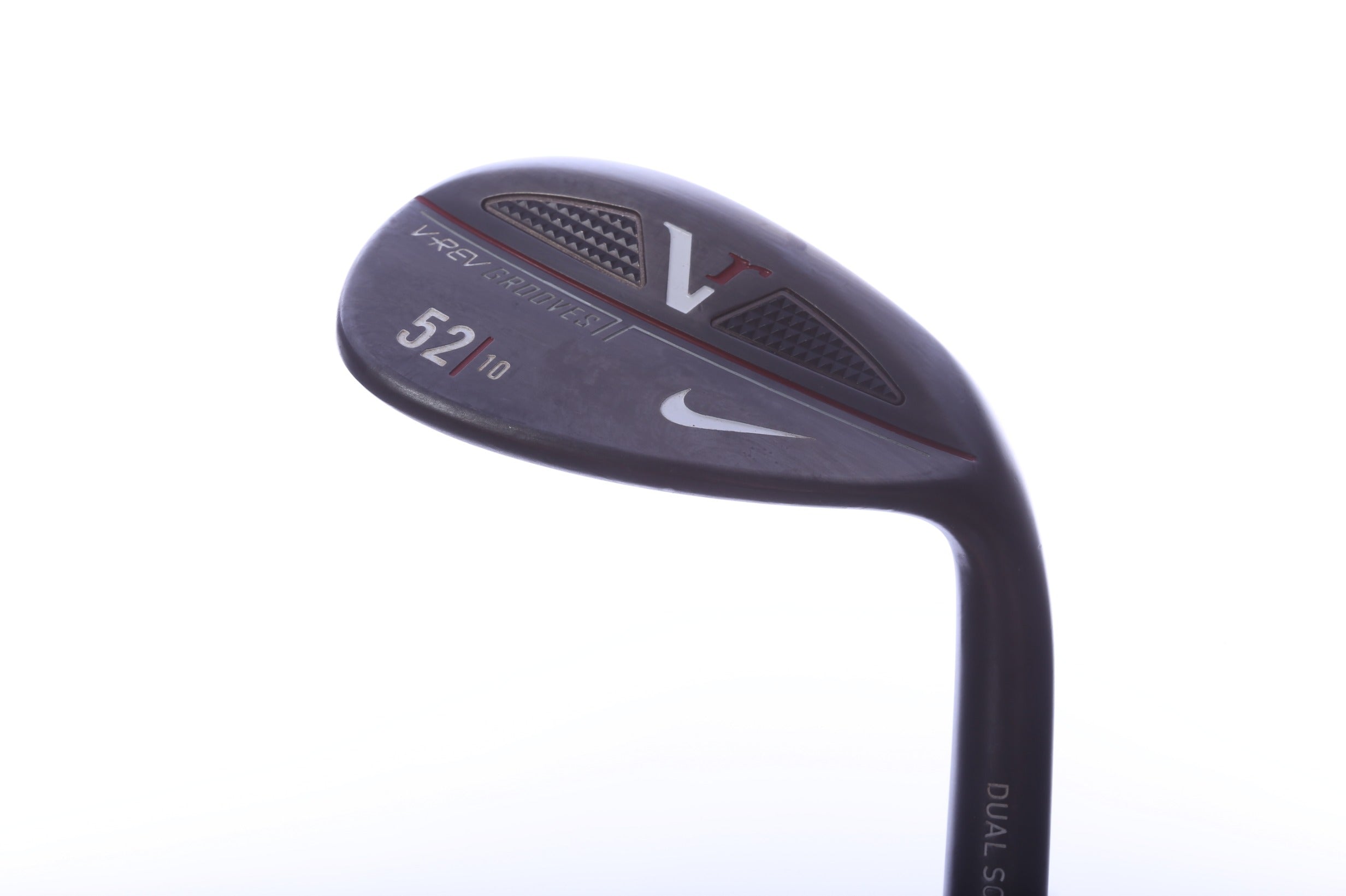 Used Nike VR V-REV Black Satin Gap Wedge - Right-Handed - 52 Degrees - Stiff Flex