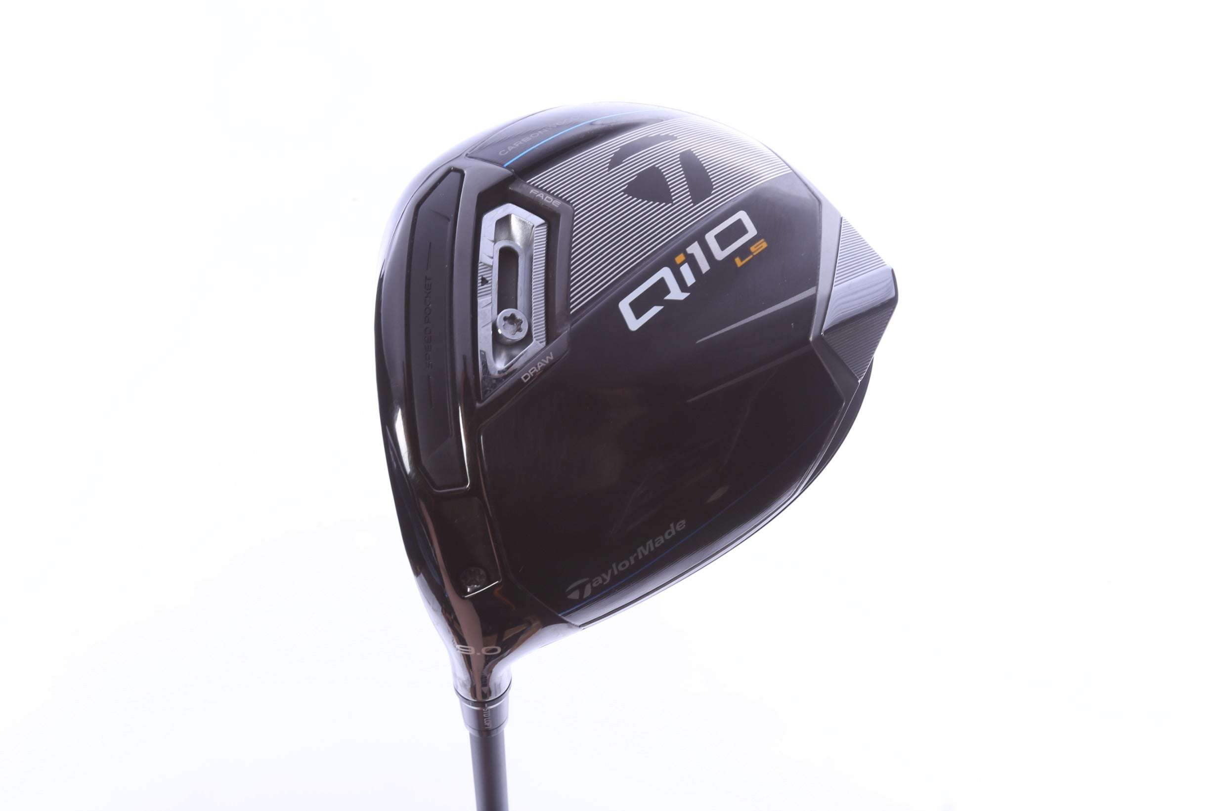 Used TaylorMade Qi10 LS Driver - 9 Degrees - Stiff Flex Mitsubishi TENSEI AV Limited Blue - Left-Handed-Next Round