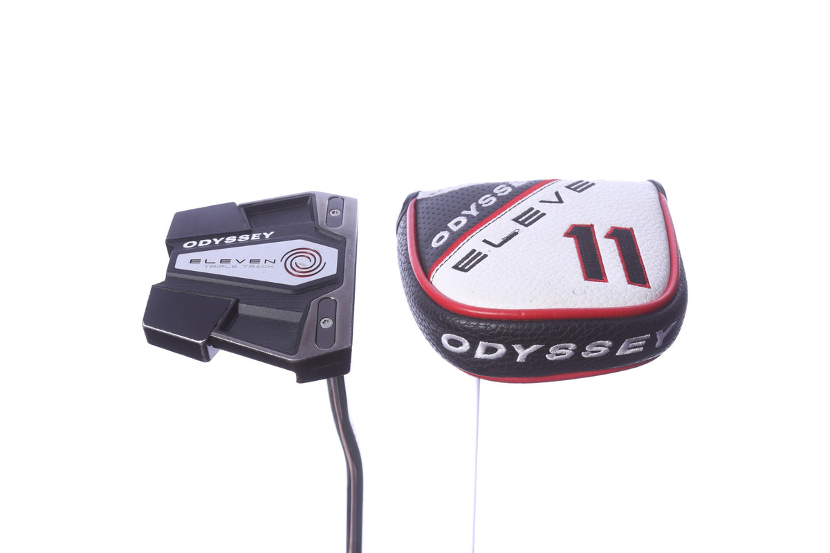 Used Odyssey Eleven Triple Track DB Red Stroke Lab Putter - Right-Handed - 34 in - Mallet