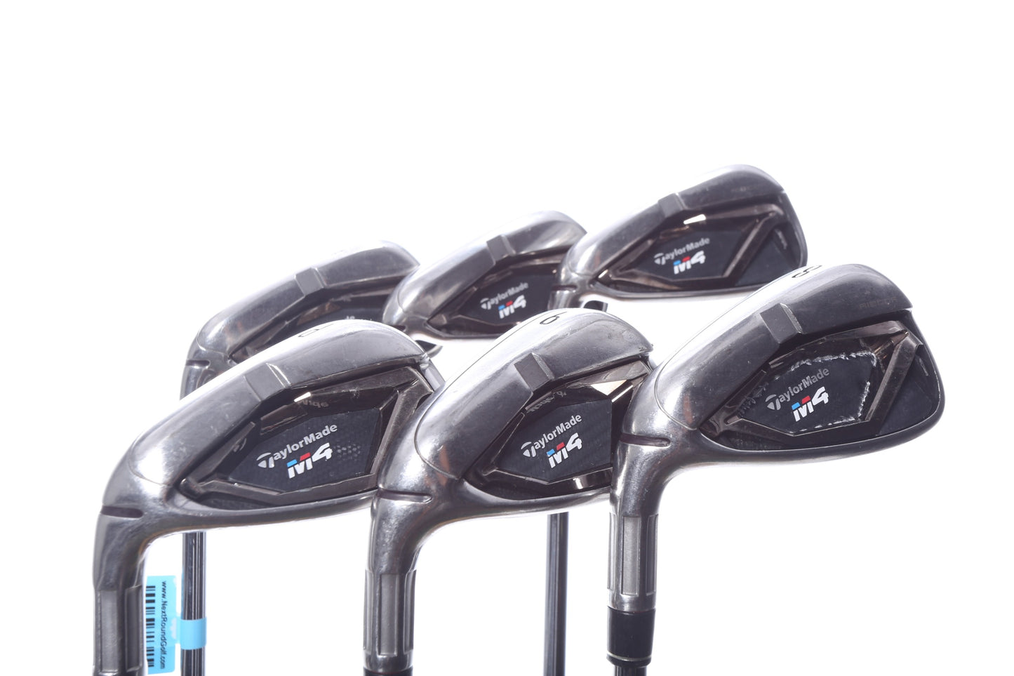 Used TaylorMade M4 2021 Iron Set - Left-Handed - 5-PW - Stiff Flex-Next Round