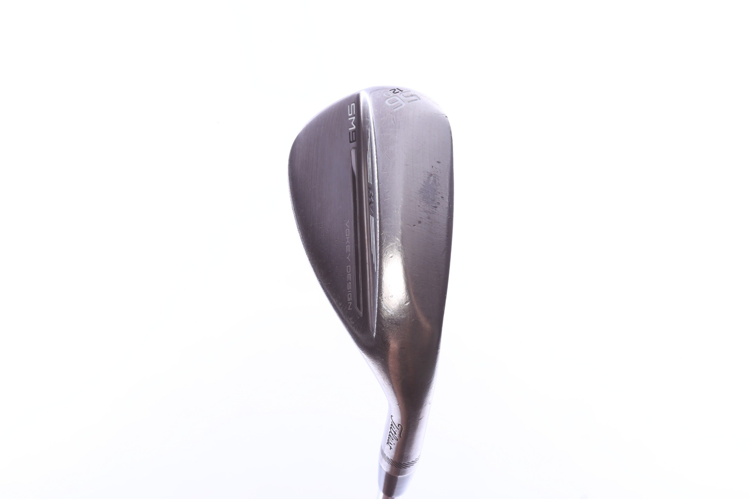Used Titleist Vokey SM9 Brushed Steel Sand Wedge - Right-Handed - 56 Degrees - Wedge Flex-Next Round