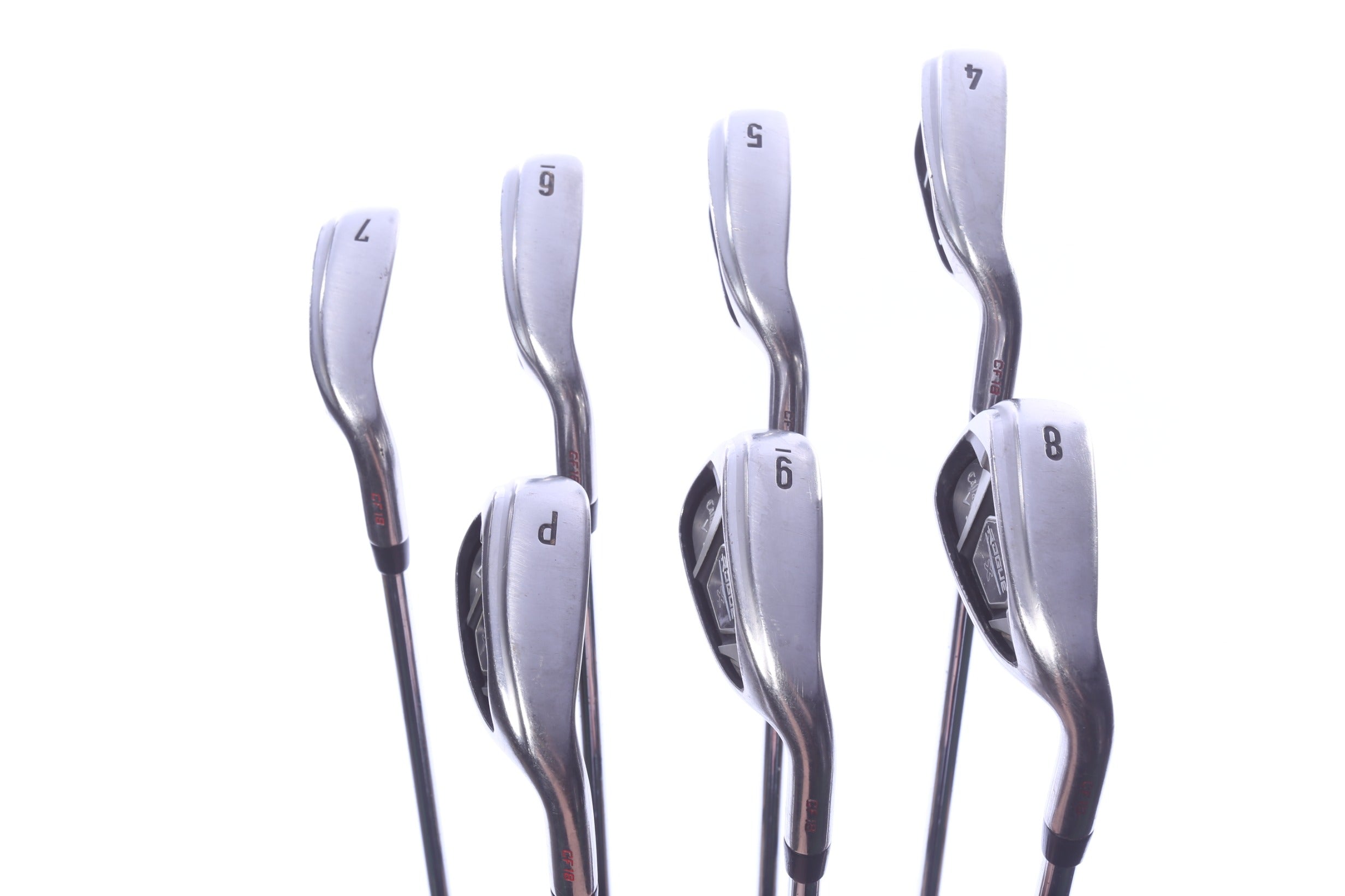Used Callaway Rogue X Iron Set - Right-Handed - 4-PW - Regular Flex