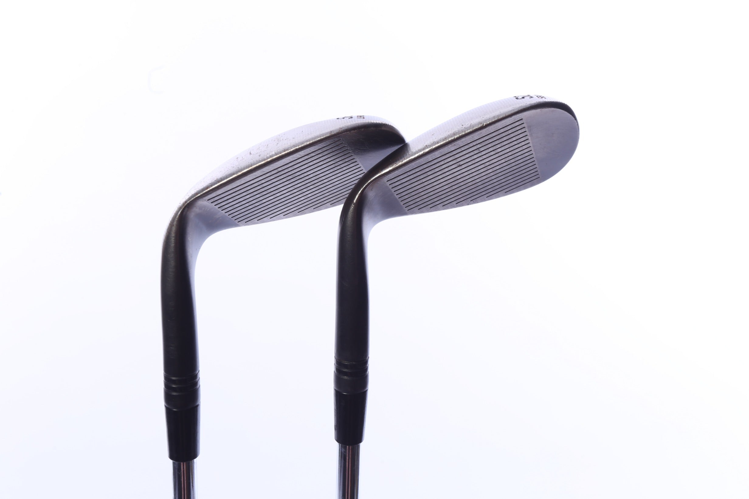 Used TaylorMade Milled Grind 2 Black Wedge Set - Right-Handed - 52*, 56* - Stiff Flex