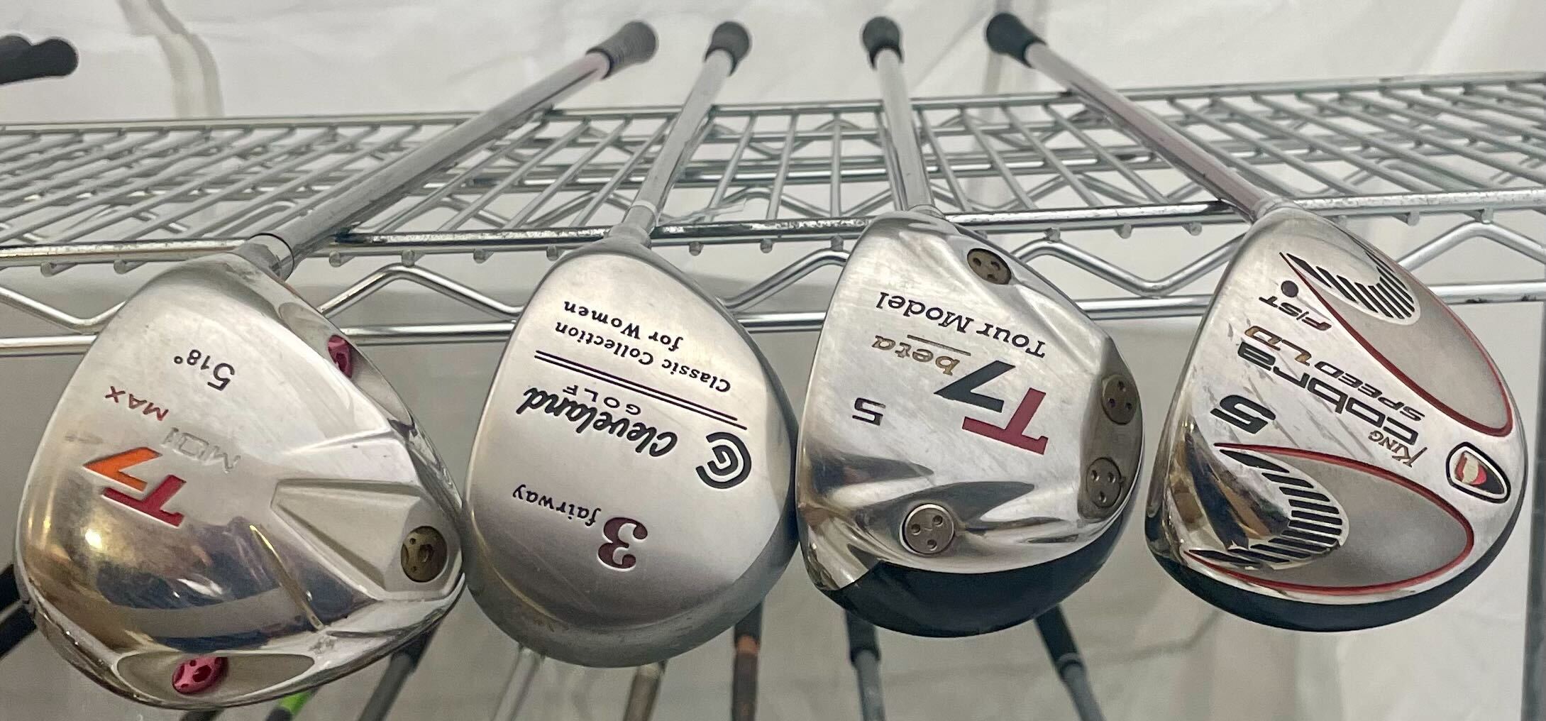 Wholesale Lot of 25 Golf Clubs - Assorted Fairway Woods