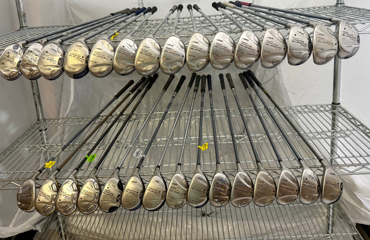 Wholesale Lot of 30 Golf Clubs - Cobra Baffler Hybrids-Next Round