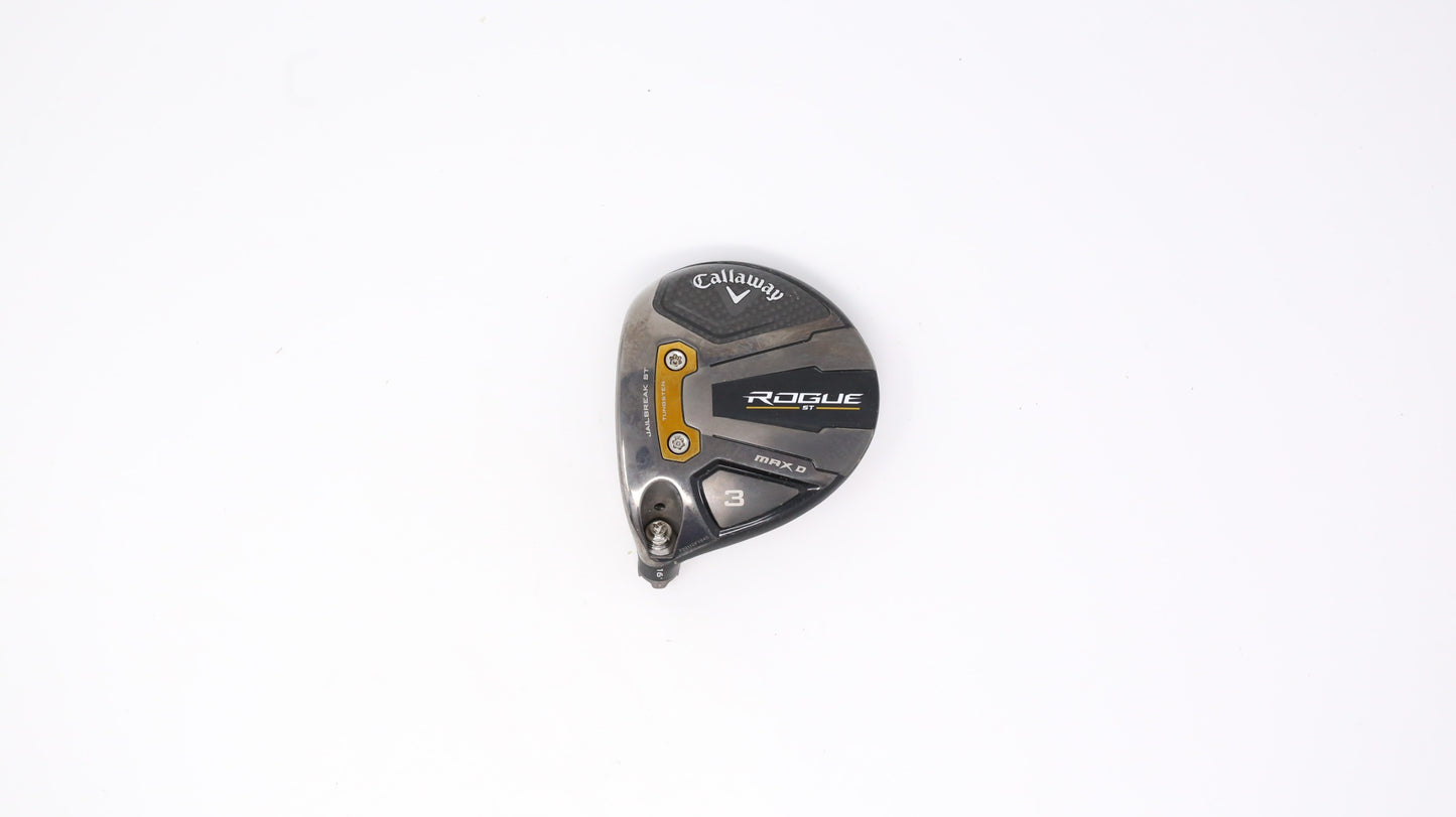 Used Callaway Rogue ST Max Draw Fairway Wood - HEAD ONLY - Left-Handed - 16 Degrees-Next Round