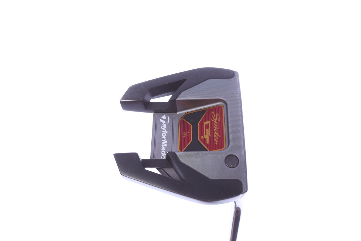 Used TaylorMade Spider GT Single Bend Black Putter - Right-Handed - 35 in - Mallet-Next Round