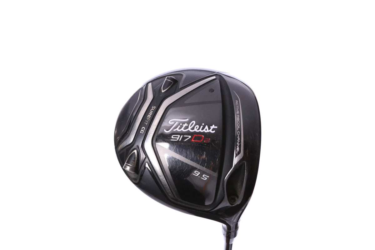 Used Titleist 917 D2 Driver - 9.5 Degrees - Regular Flex Mitsubishi Diamana M+ Red - Right-Handed
