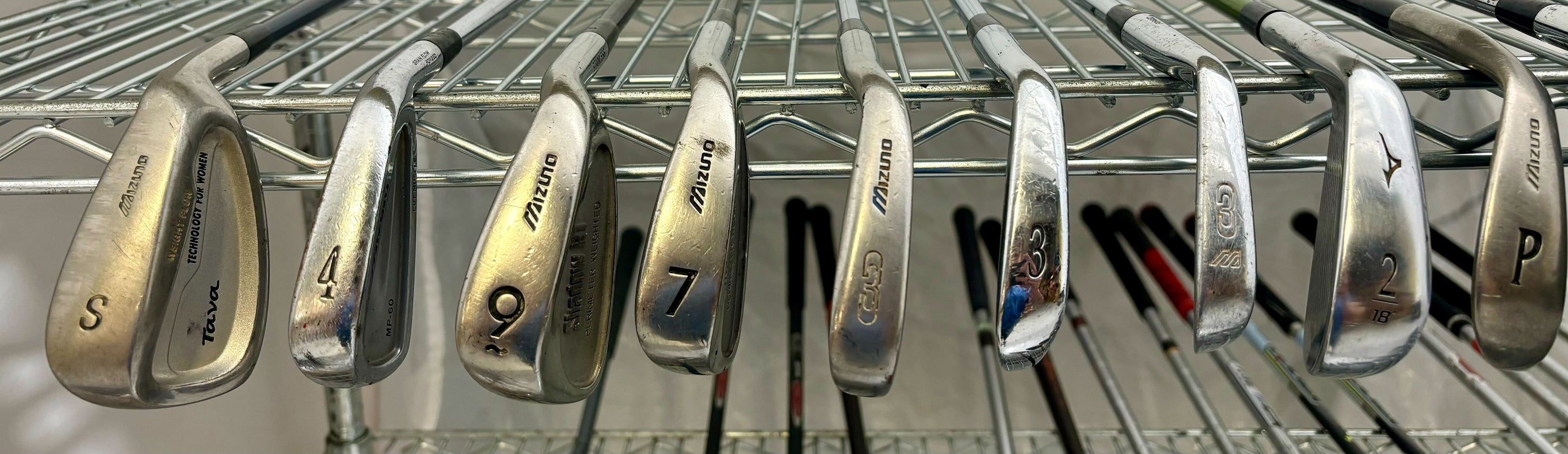 Wholesale Lot of 30 Golf Clubs -Mizuno and TaylorMade Irons and Wedges-Next Round