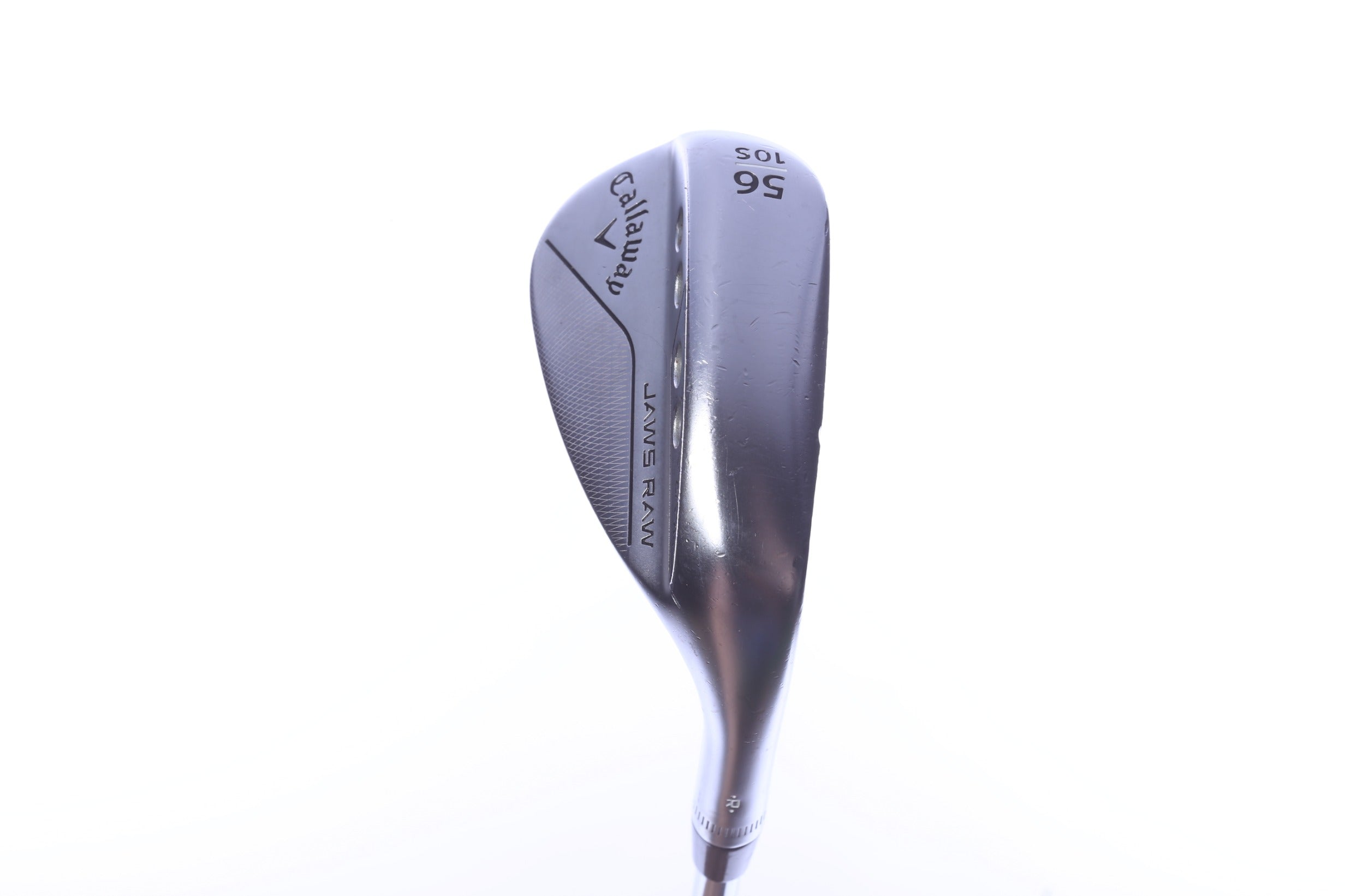 Used Callaway JAWS Raw Chrome Sand Wedge - Right-Handed - 56 Degrees - Wedge Flex-Next Round