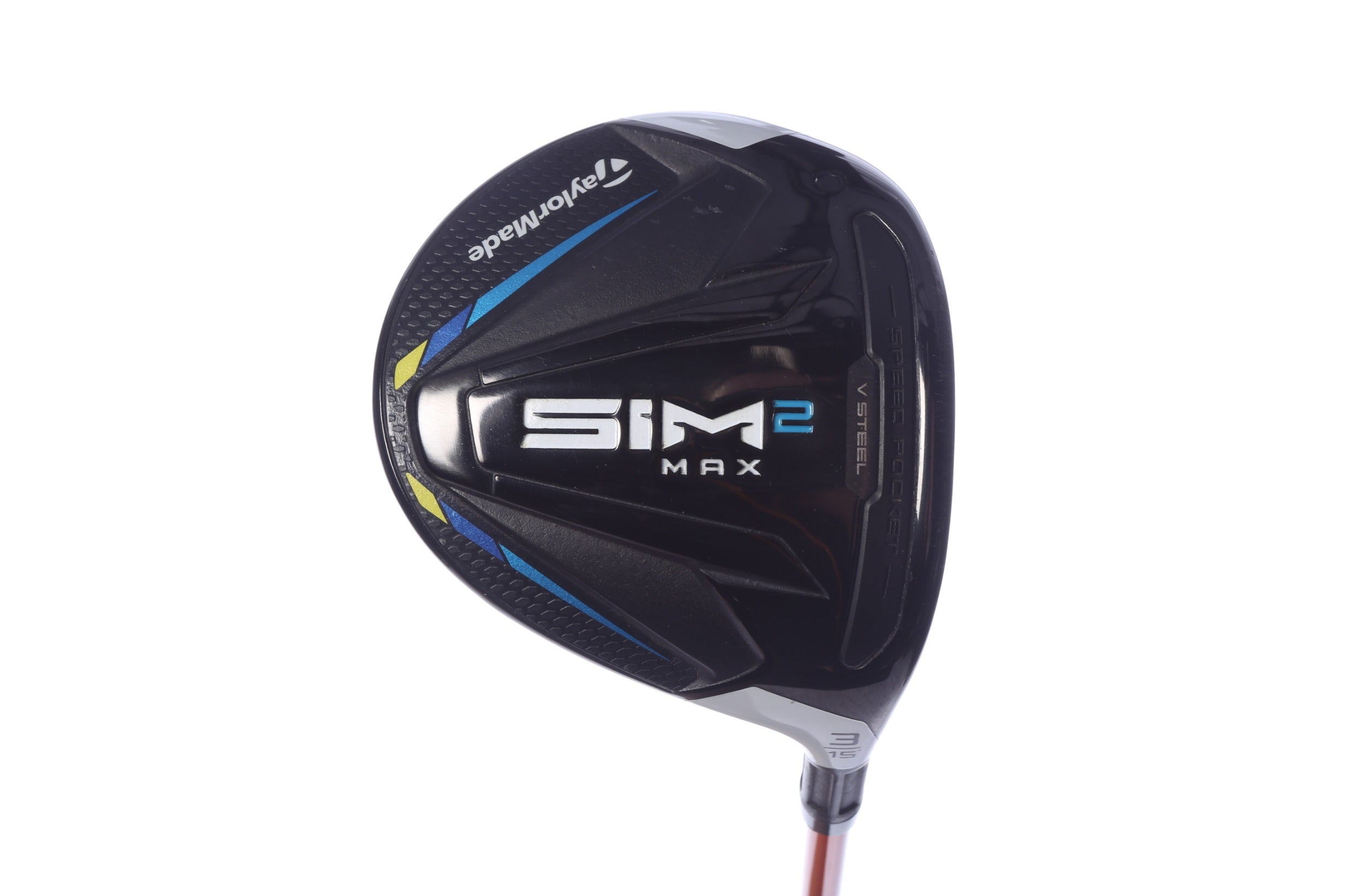 Used TaylorMade SIM2 MAX 3-Wood - Right-Handed - 15 Degrees - Stiff Flex