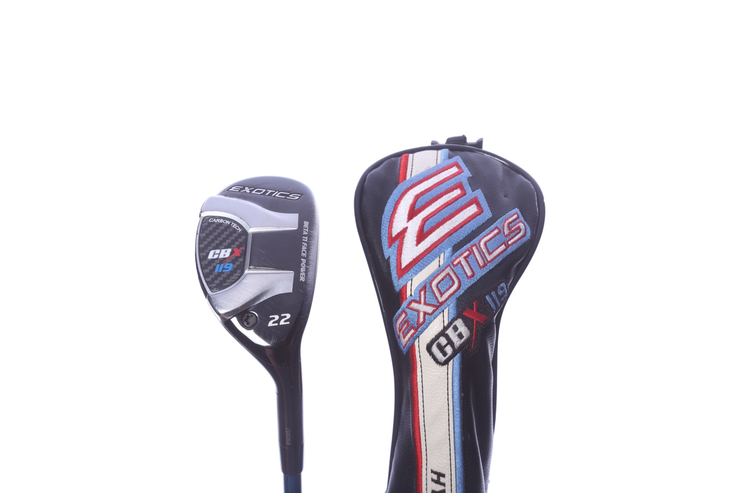 Used Tour Edge Exotics CBX 119 4H Hybrid - Right-Handed - 22 Degrees - Stiff Flex
