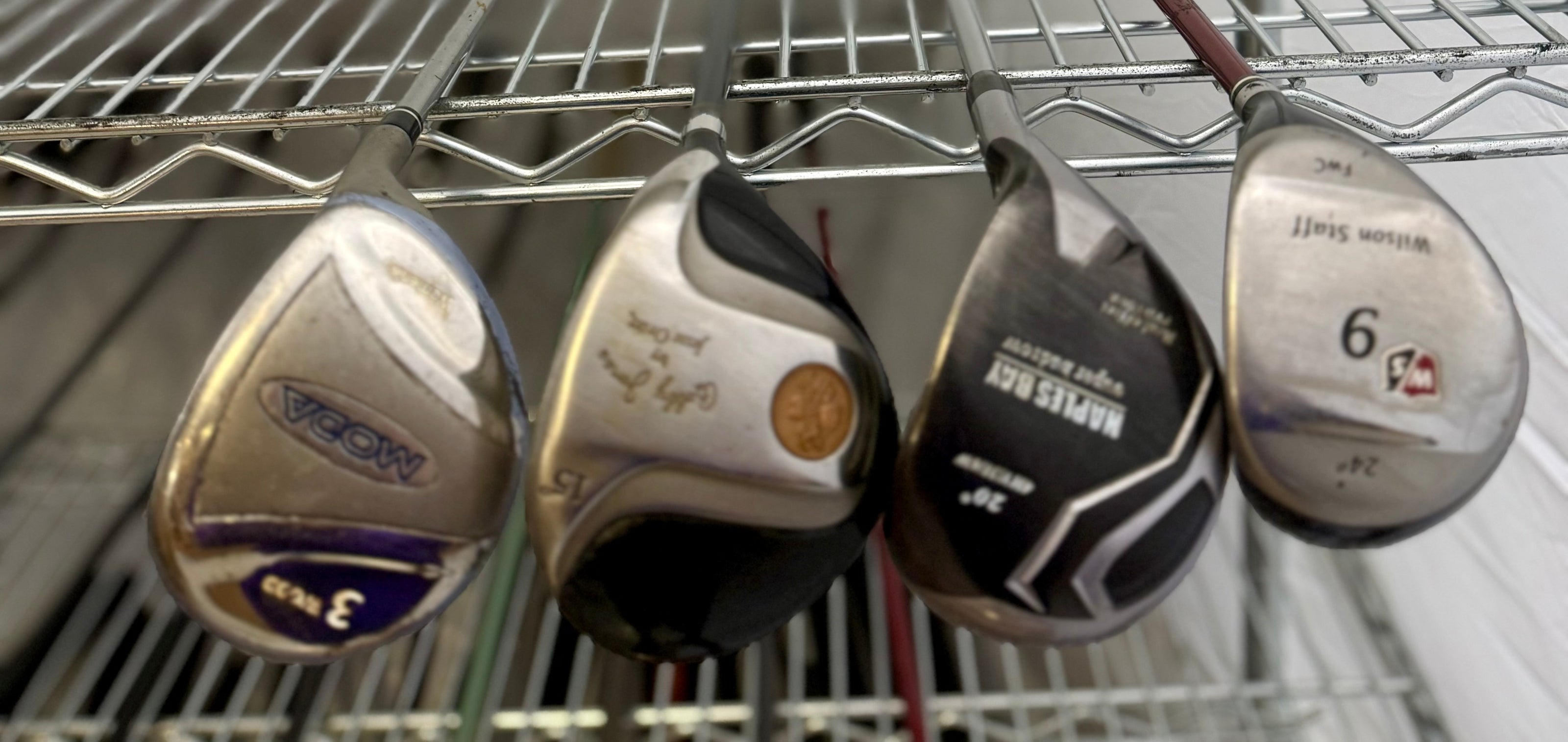 Wholesale Lot of 30 Golf Clubs - Assorted Fairway Woods & Hybrid-Next Round