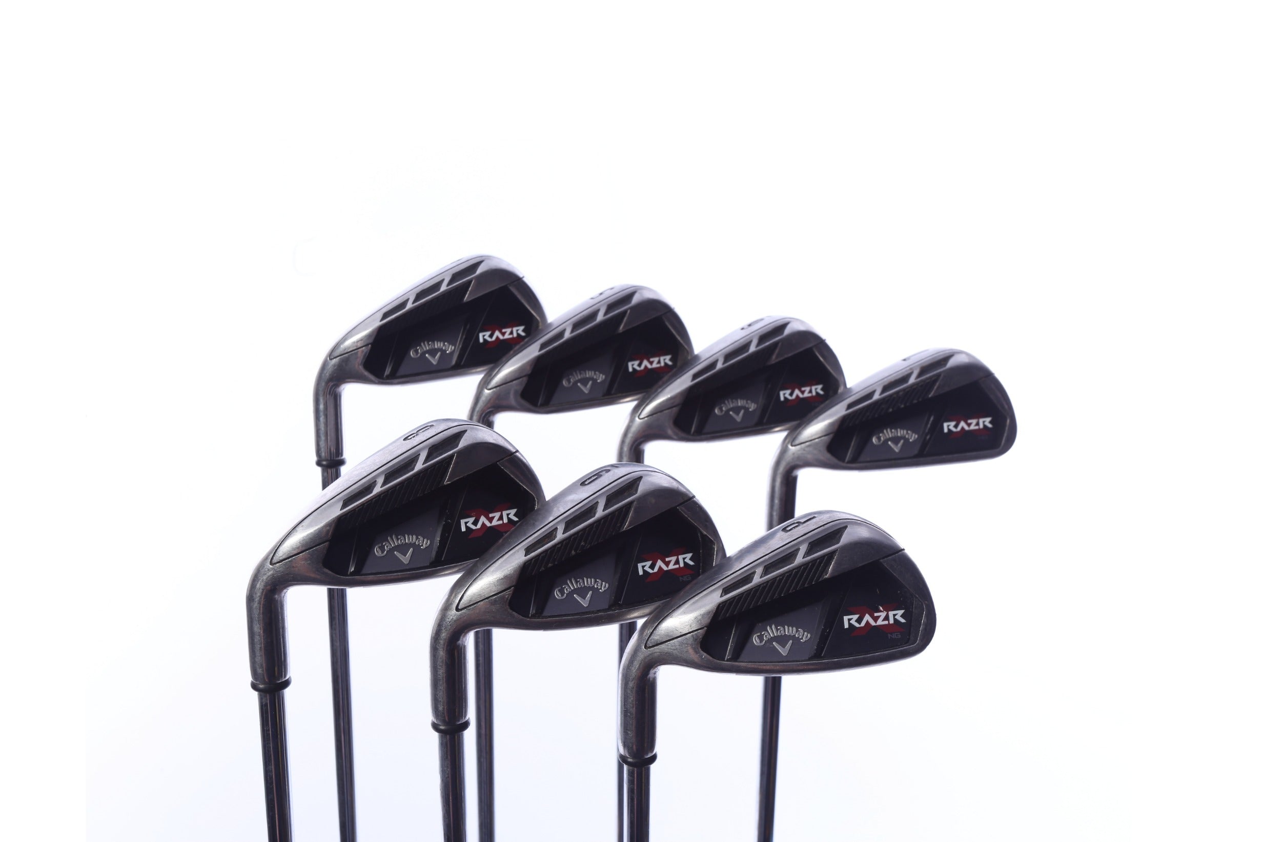 Used Callaway Razr X NG Iron Set - Left-Handed - 4-PW - Uniflex Flex-Next Round