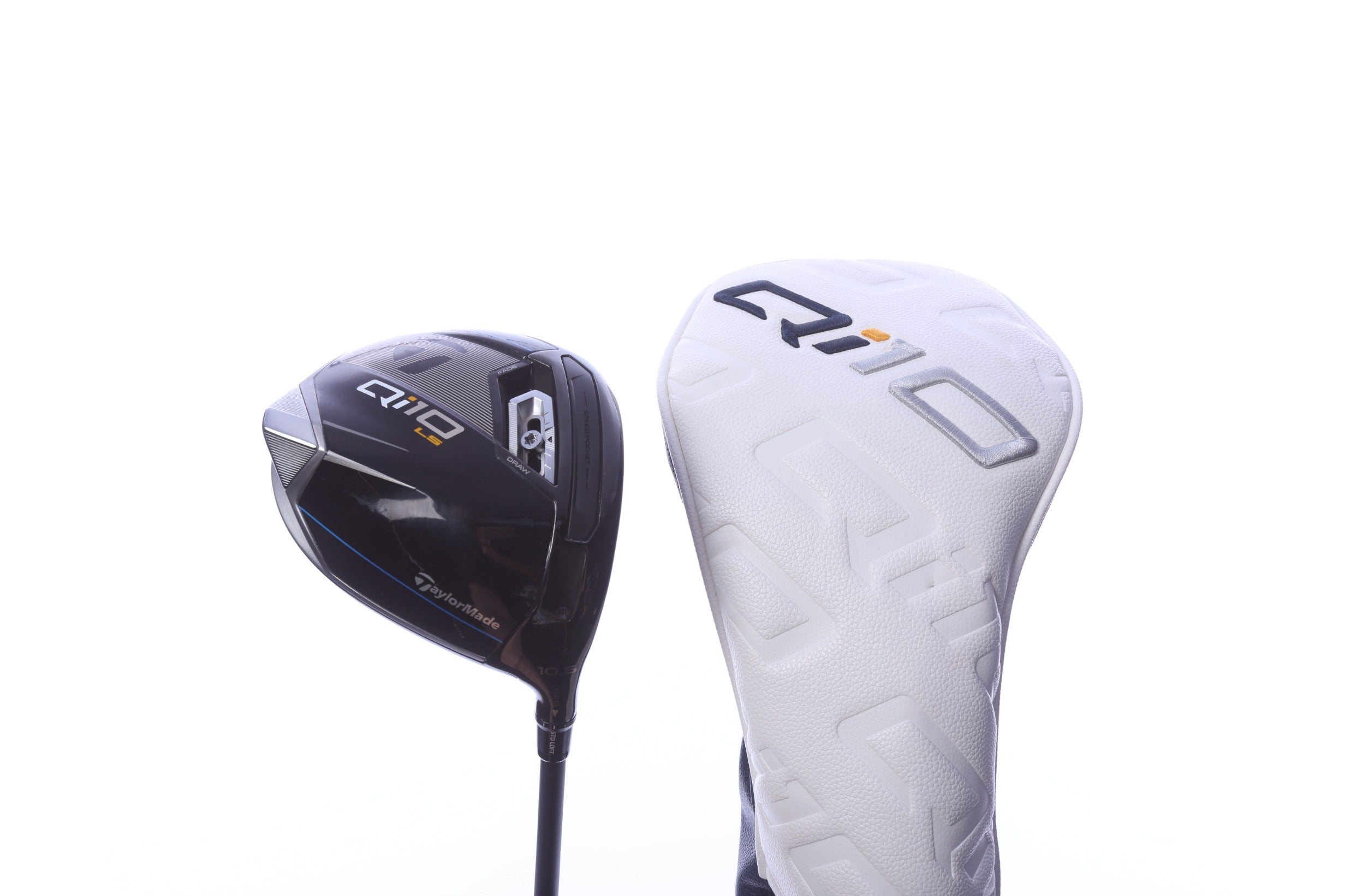 Used TaylorMade Qi10 LS Driver - 10.5 Degrees - Stiff Flex Mitsubishi Tensei Blue AV Series - Right-Handed