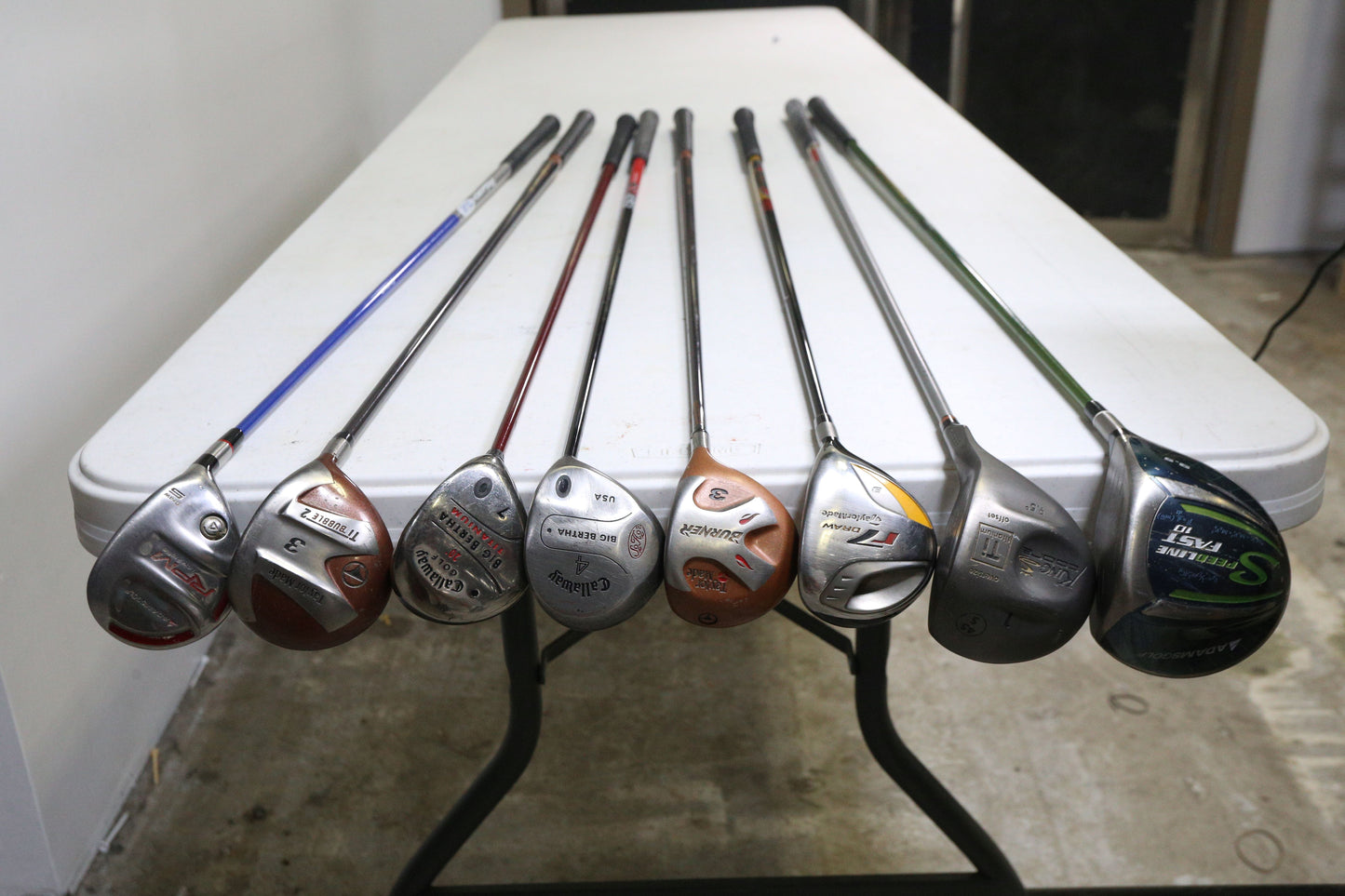 Wholesale Lot of 25 Golf Clubs - Assorted Brands - Men's Flex - Right-Handed-Next Round