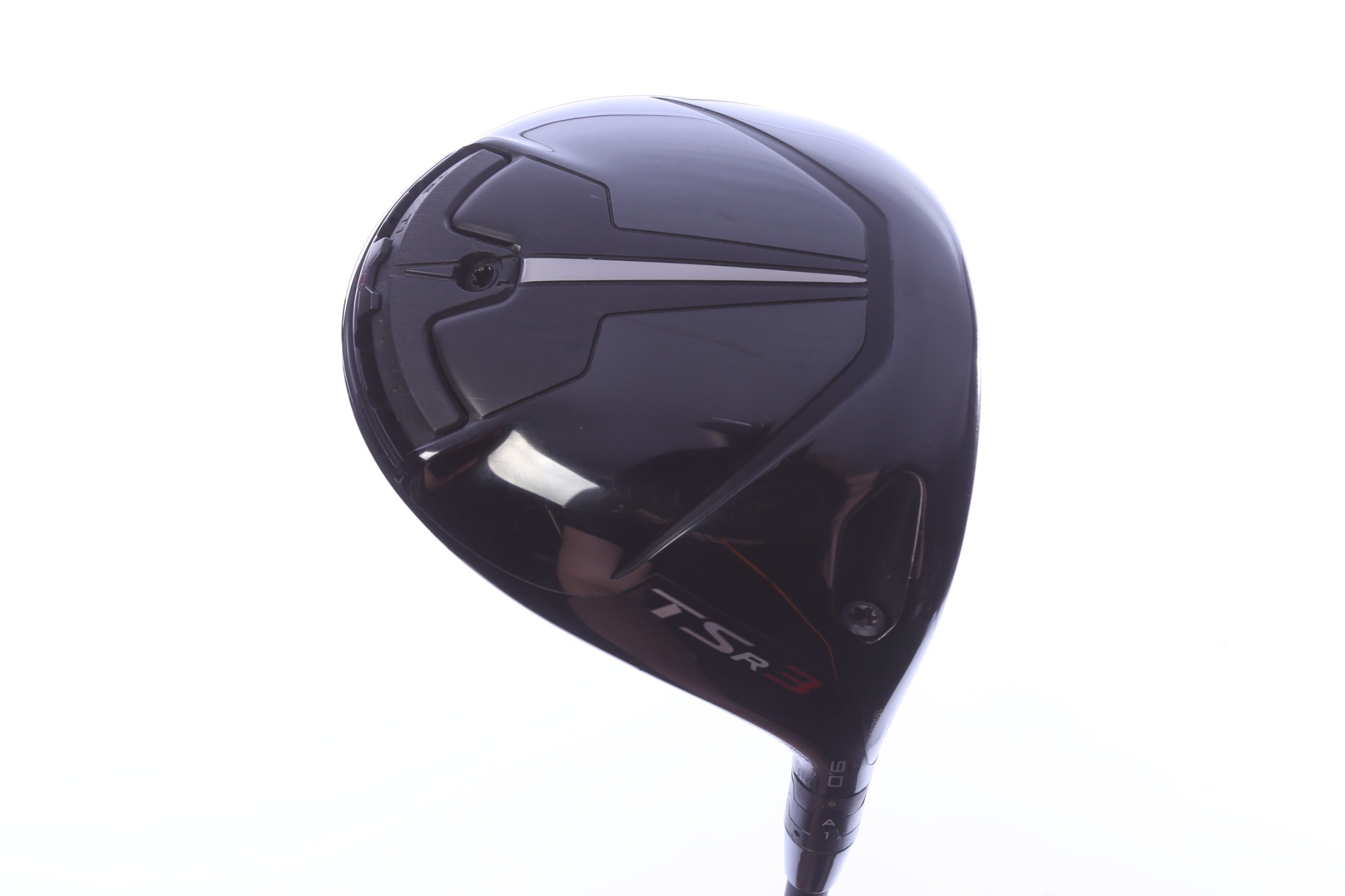 Used Titleist TSR3 Driver - 9 Degrees - Stiff Flex Mitsubishi 1K Black - Right-Handed