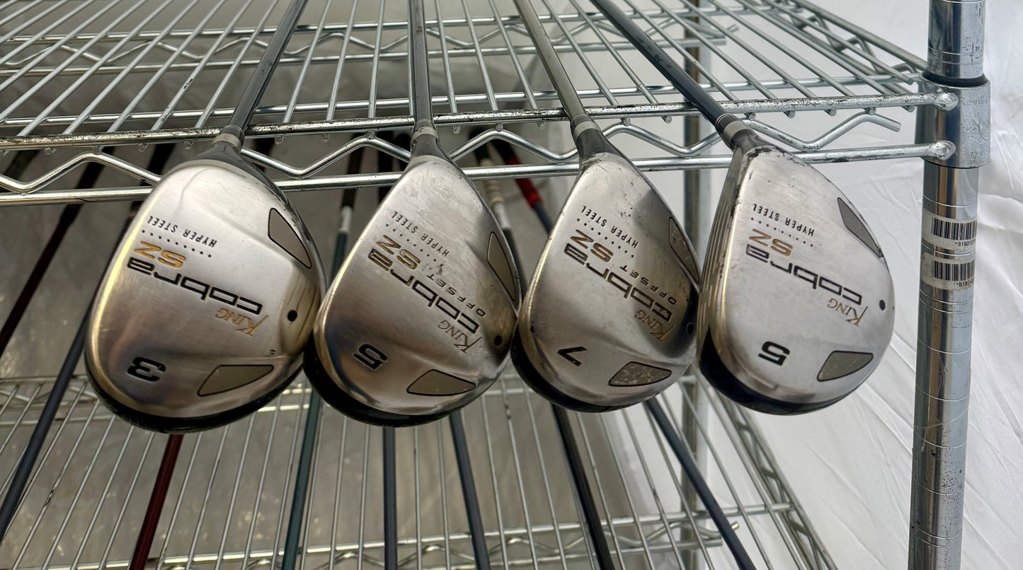 Wholesale Lot of 30 Golf Clubs - Callaway Drives & Cobra Fairway Woods-Next Round