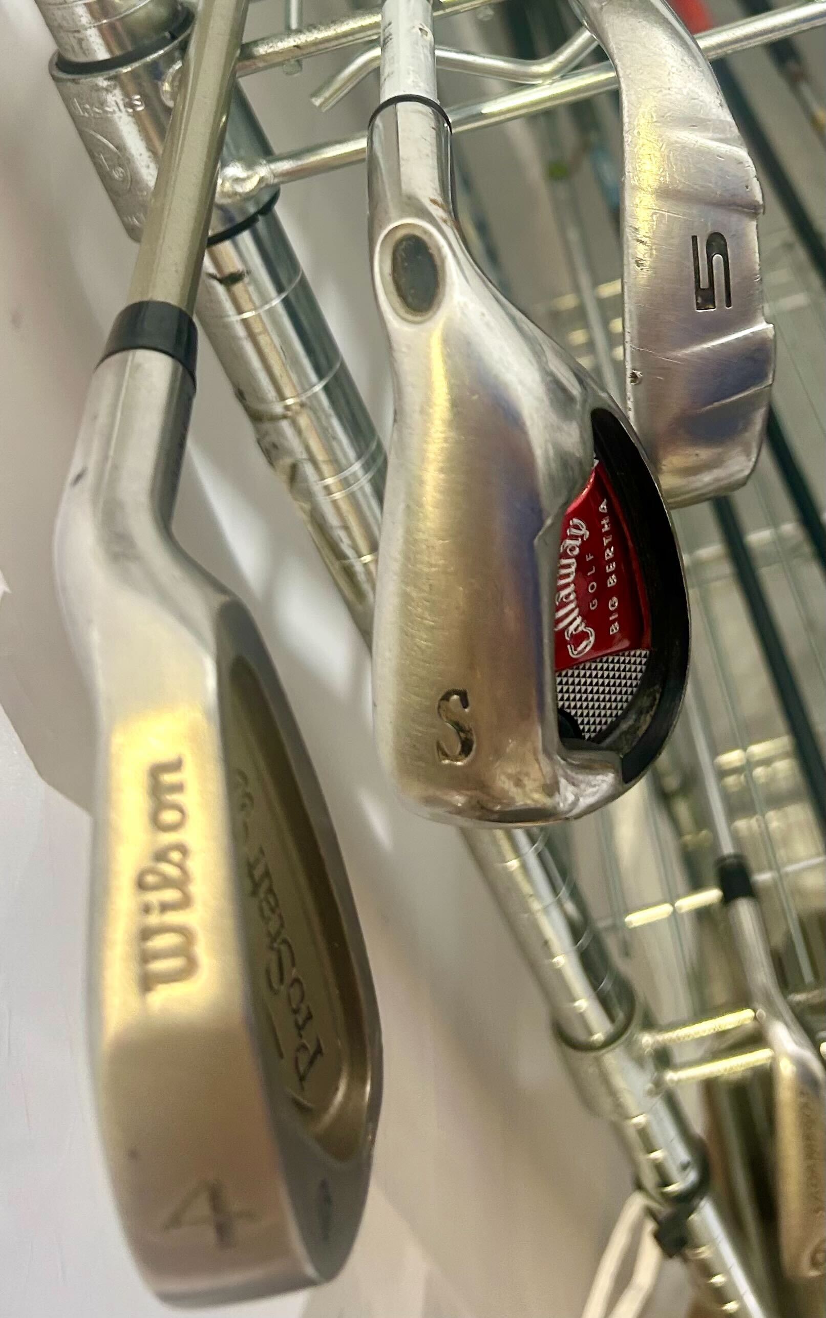 Wholesale Lot of 50 Golf Clubs - Assorted Callaway, Ping, and Cobra single irons-Next Round