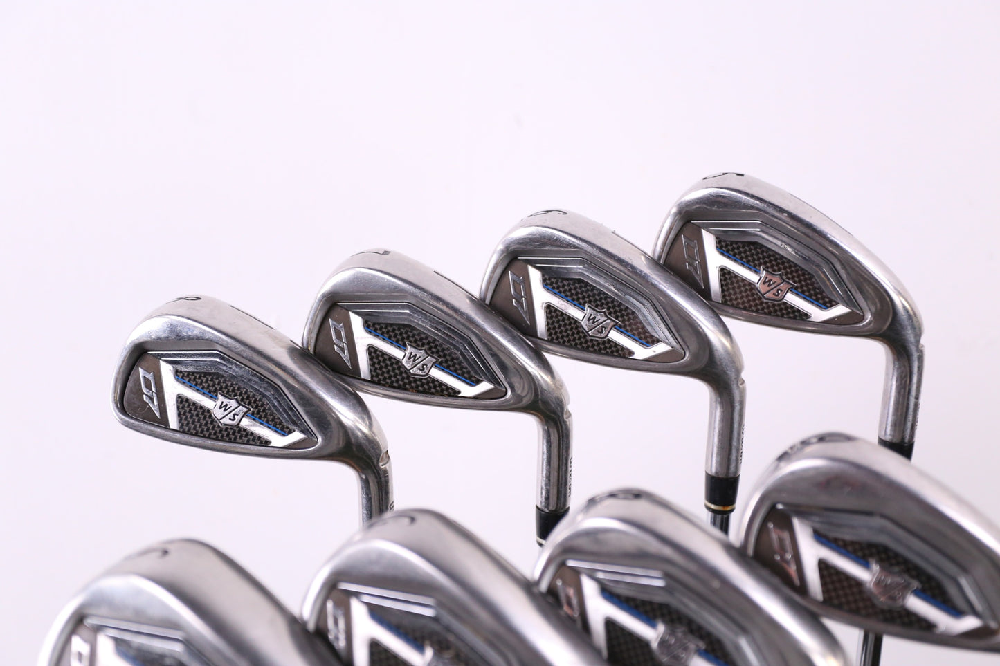 Used Wilson D7 Forged Iron Set - Right-Handed - 5-SW - Stiff Flex-Next Round