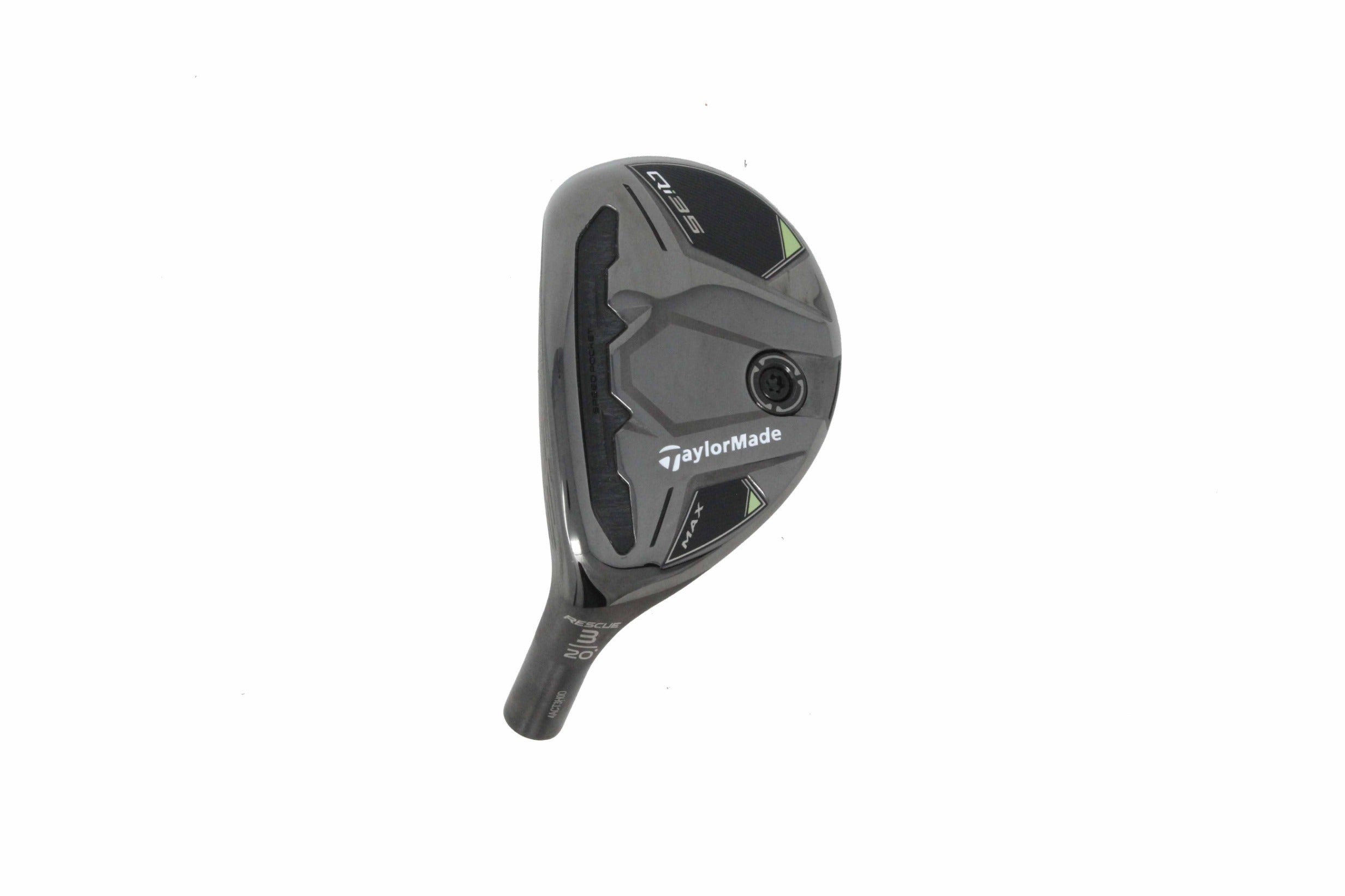 Used TaylorMade Qi35 MAX Rescue 3H - HEAD ONLY - Left-Handed - 20 Degrees