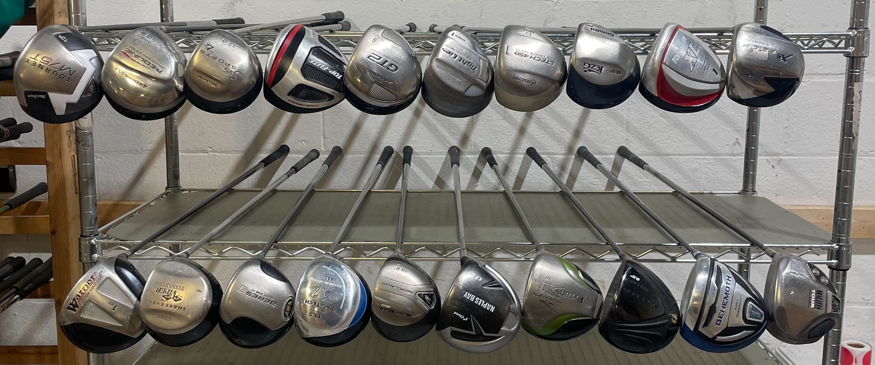 Wholesale Lot of 20 Assorted Golf Drivers-Next Round