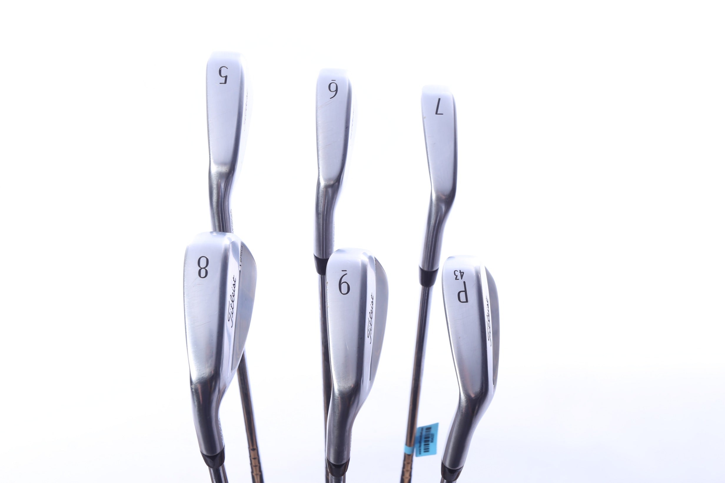 Used Titleist 2025 T250 Iron Set - Left-Handed - 5-PW - Stiff Flex