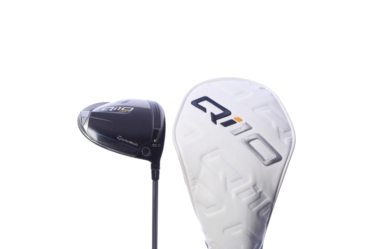 Used TaylorMade Qi10 MAX Driver - 10.5 Degrees - Seniors Flex Fujikura Speeder NX - Right-Handed