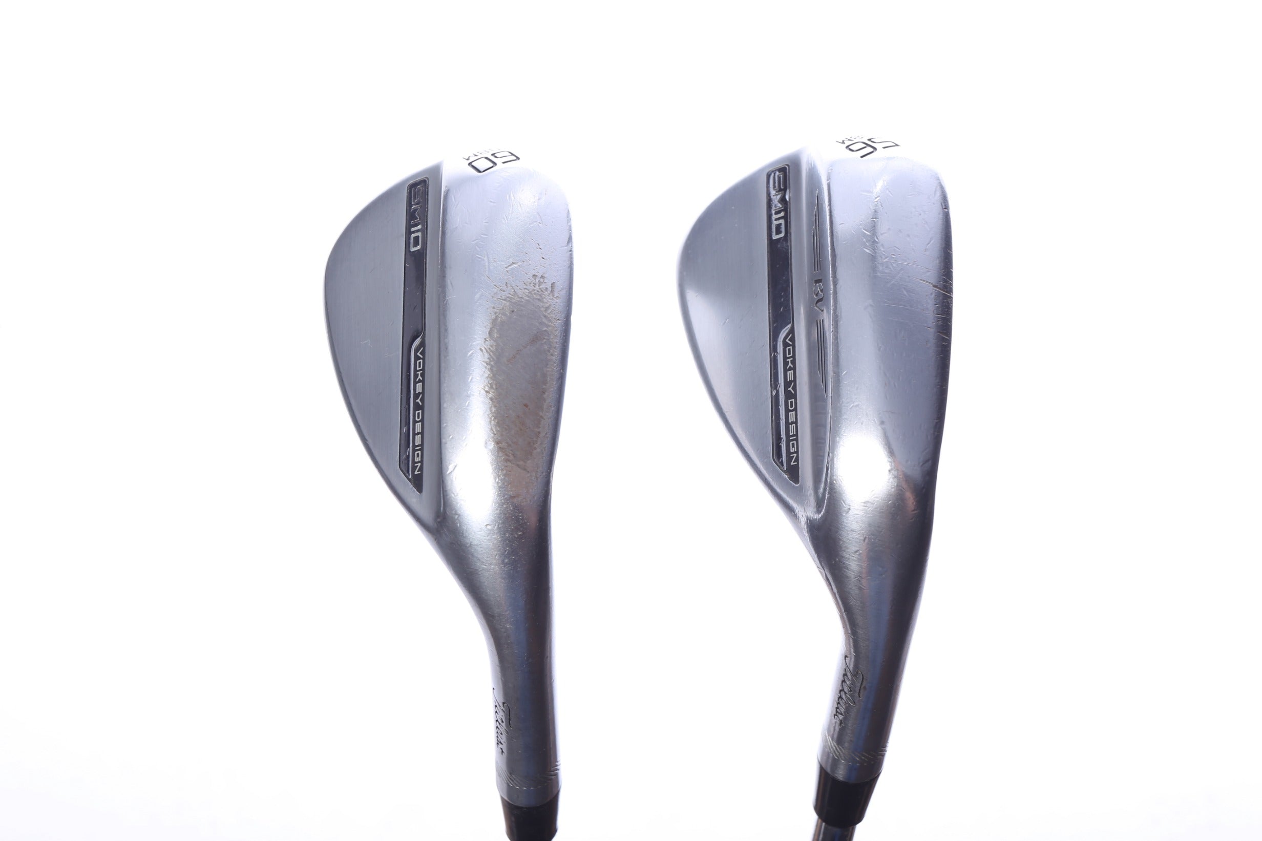 Used Titleist Vokey SM10 Tour Chrome Wedge Set - Right-Handed - 56*, 60* - Stiff Flex-Next Round