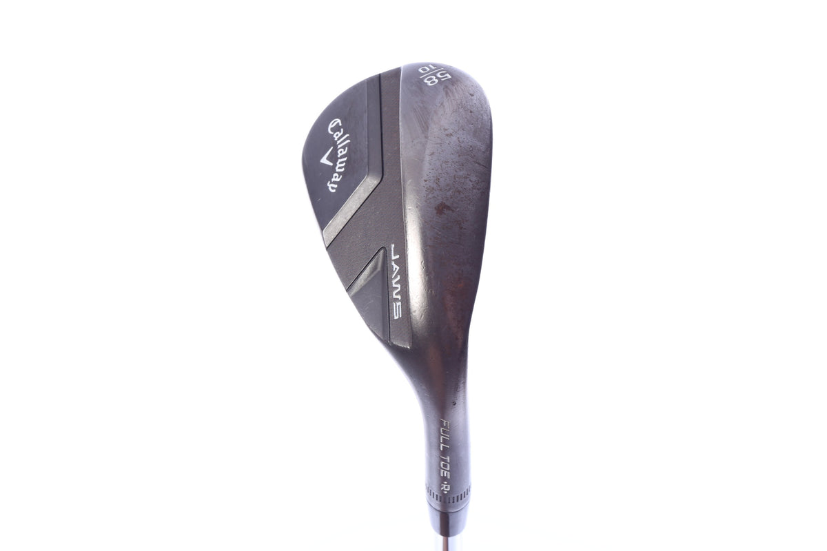 Used Callaway JAWS Full Toe Black Lob Wedge - Right-Handed - 58 Degrees - Wedge Flex-Next Round