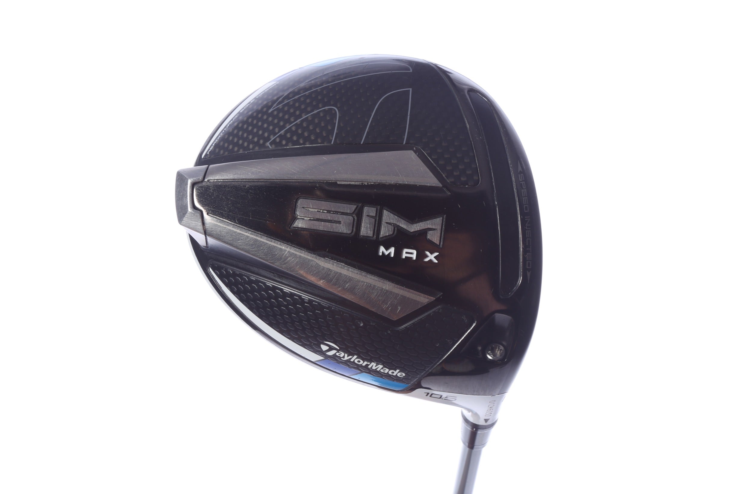 Used TaylorMade SIM MAX Driver - 10.5 Degrees - Stiff Flex Fujikura Pro 2.0 - Right-Handed-Next Round