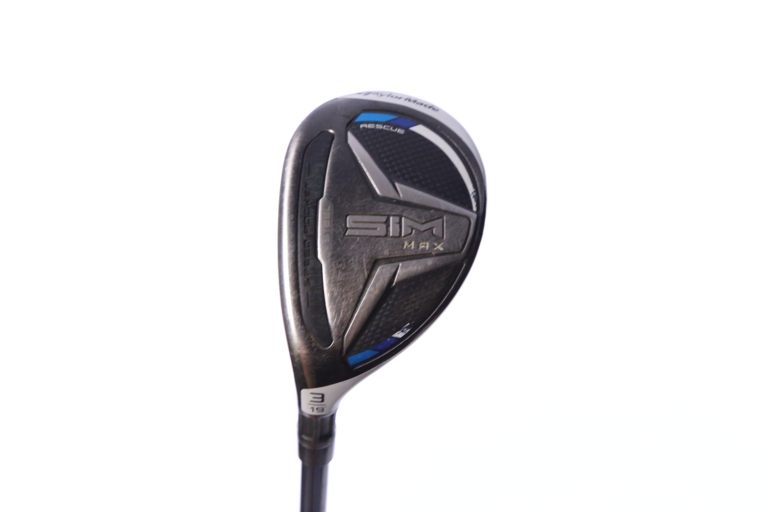 Used TaylorMade SIM MAX 3H Hybrid - Left-Handed - 19.5 Degrees - Regular Flex