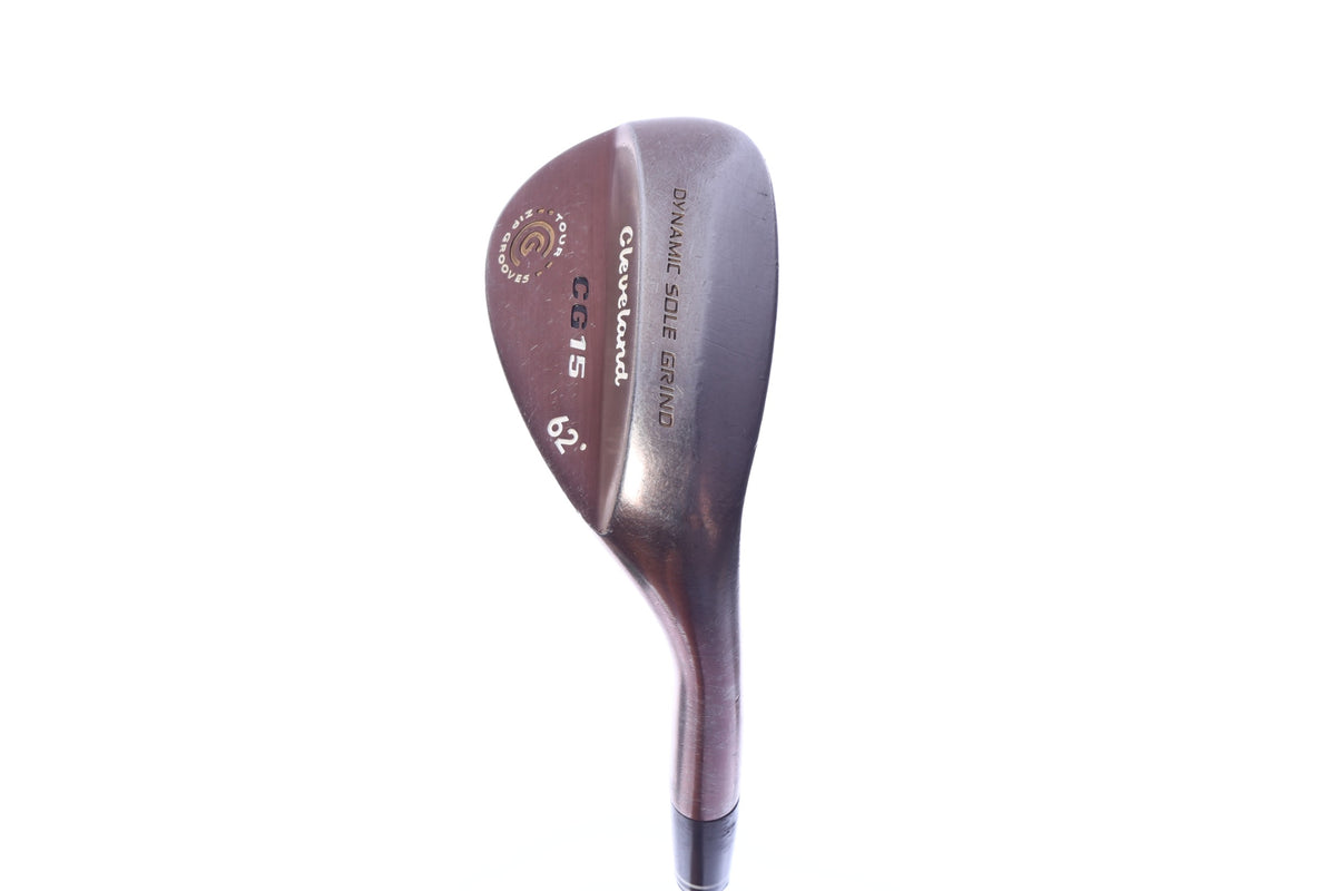 Used Cleveland CG15 Tour Zip Oil Quench DSG Lob Wedge - Right-Handed - 62 Degrees - Wedge Flex