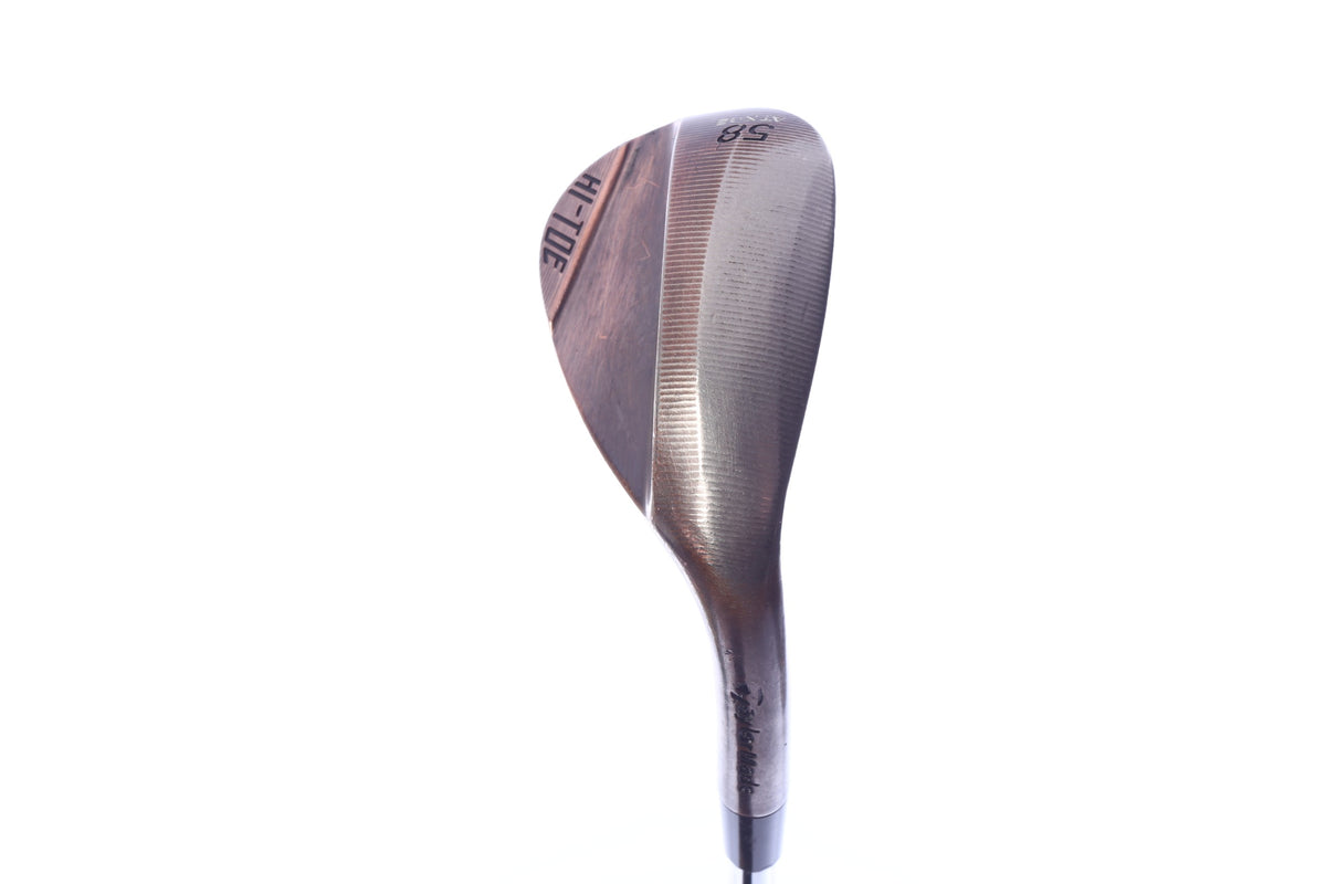 Used TaylorMade Milled Grind HI-TOE 3 Copper Lob Wedge - Right-Handed - 58 Degrees - Wedge Flex